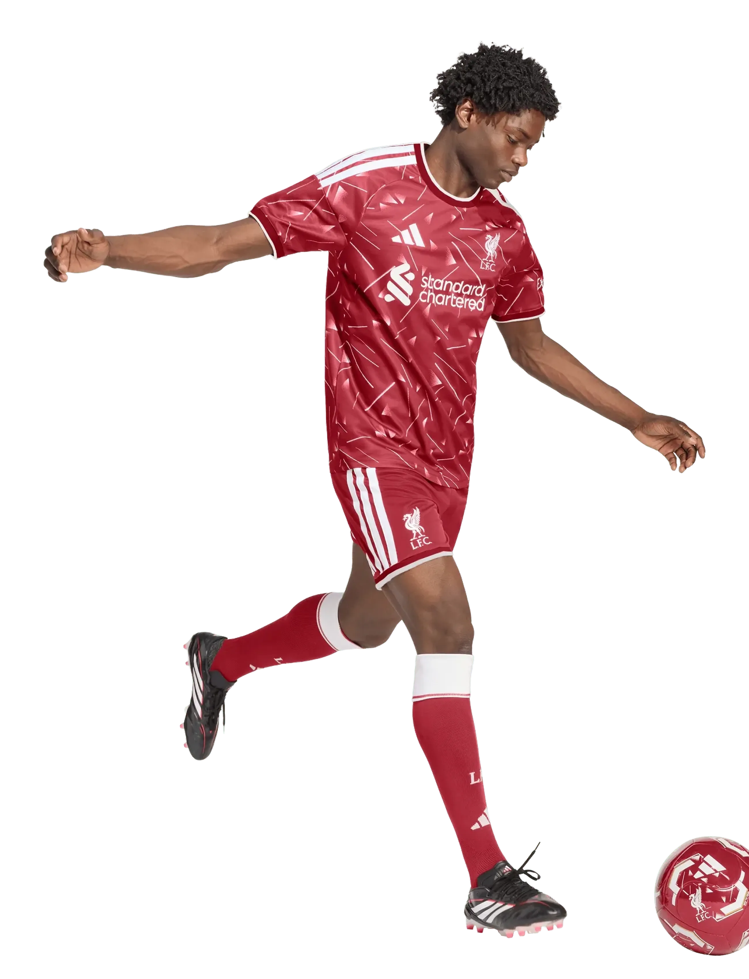 adidas Performance Lfc H Sho, L, Red, Sport Shorts > Sport Training Shorts, Herre