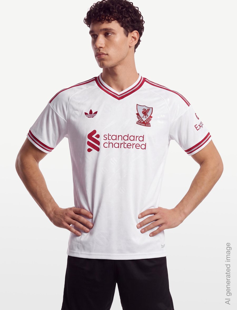 adidas Performance - Liverpool FC Away Jersey 26/27 - football shirts - white - 3