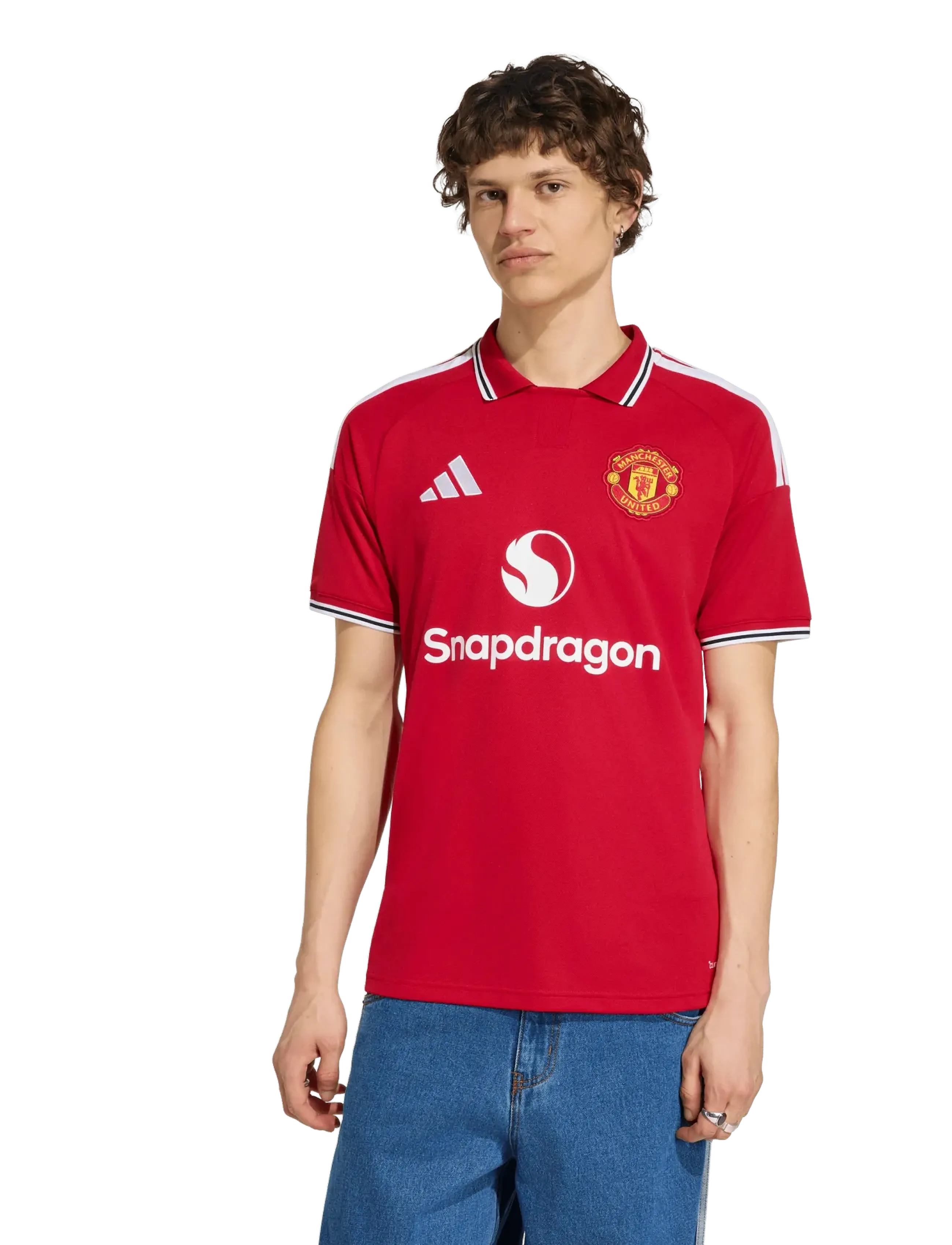 adidas Performance - MUFC H JSY - football shirts - mufred - 3