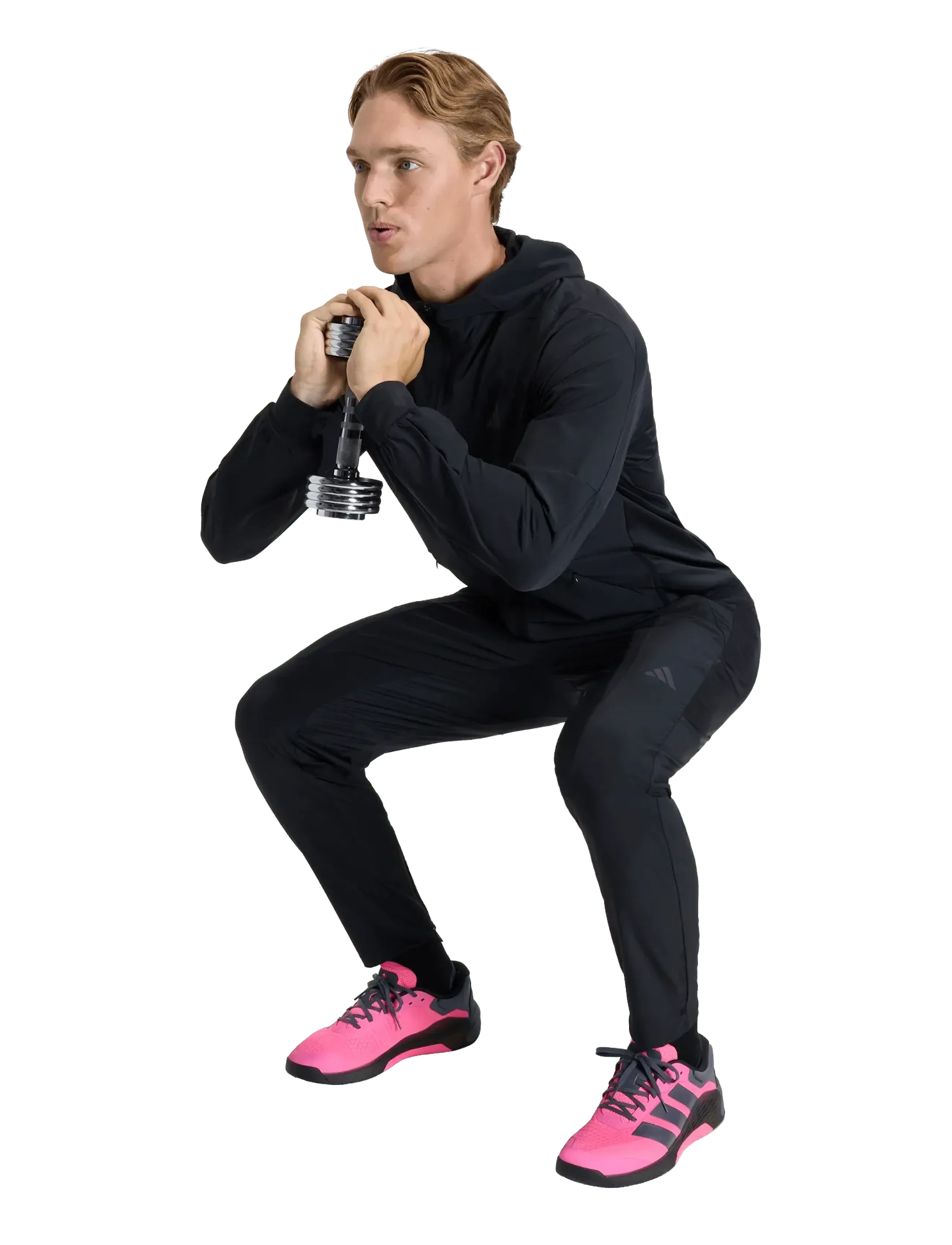 adidas Performance D4T Hybrid Pant, L, Black, Sport Pants > Sport Training Pants, Herre
