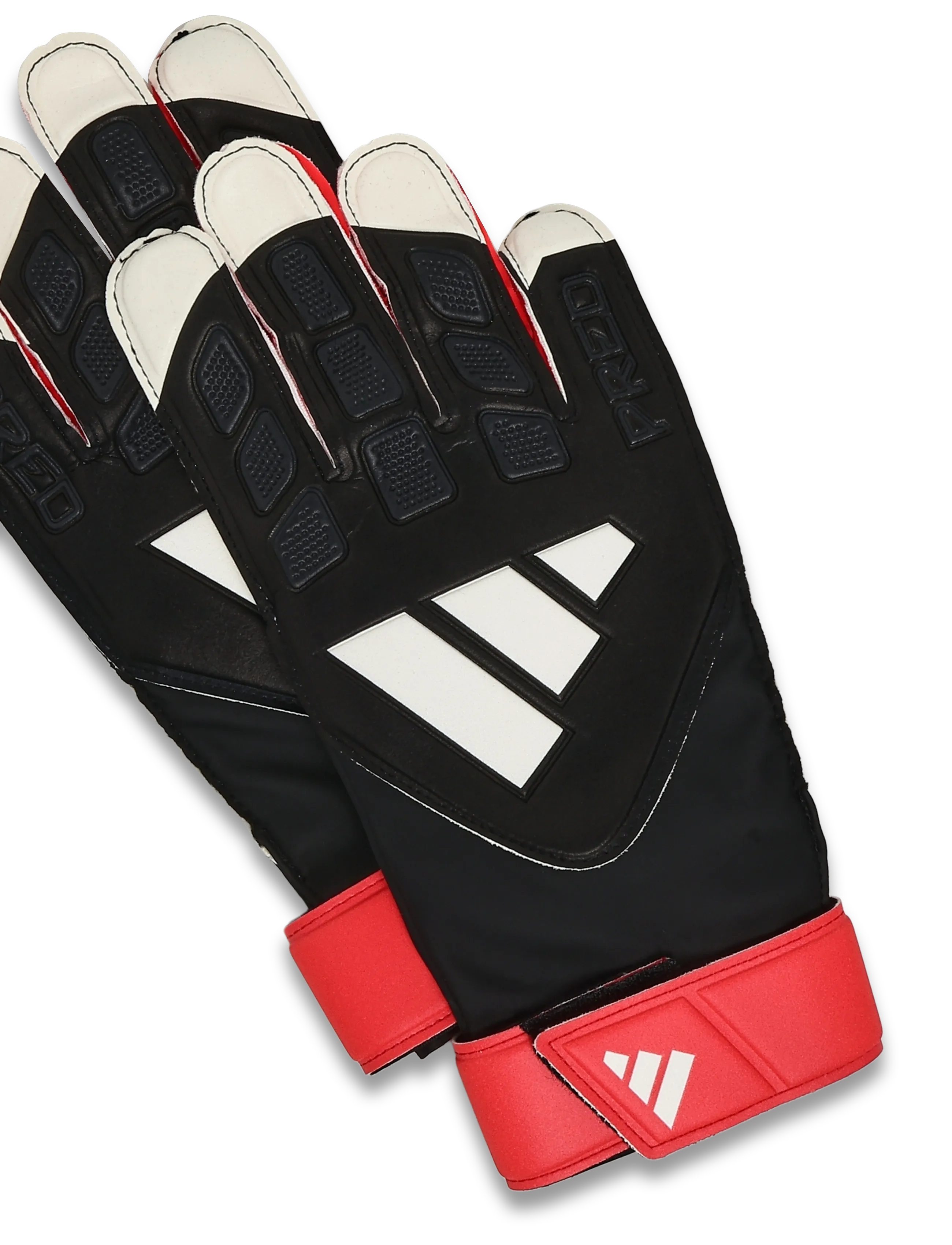 adidas Performance - PRED GL TRN - football gloves - black/black/lucred - 3