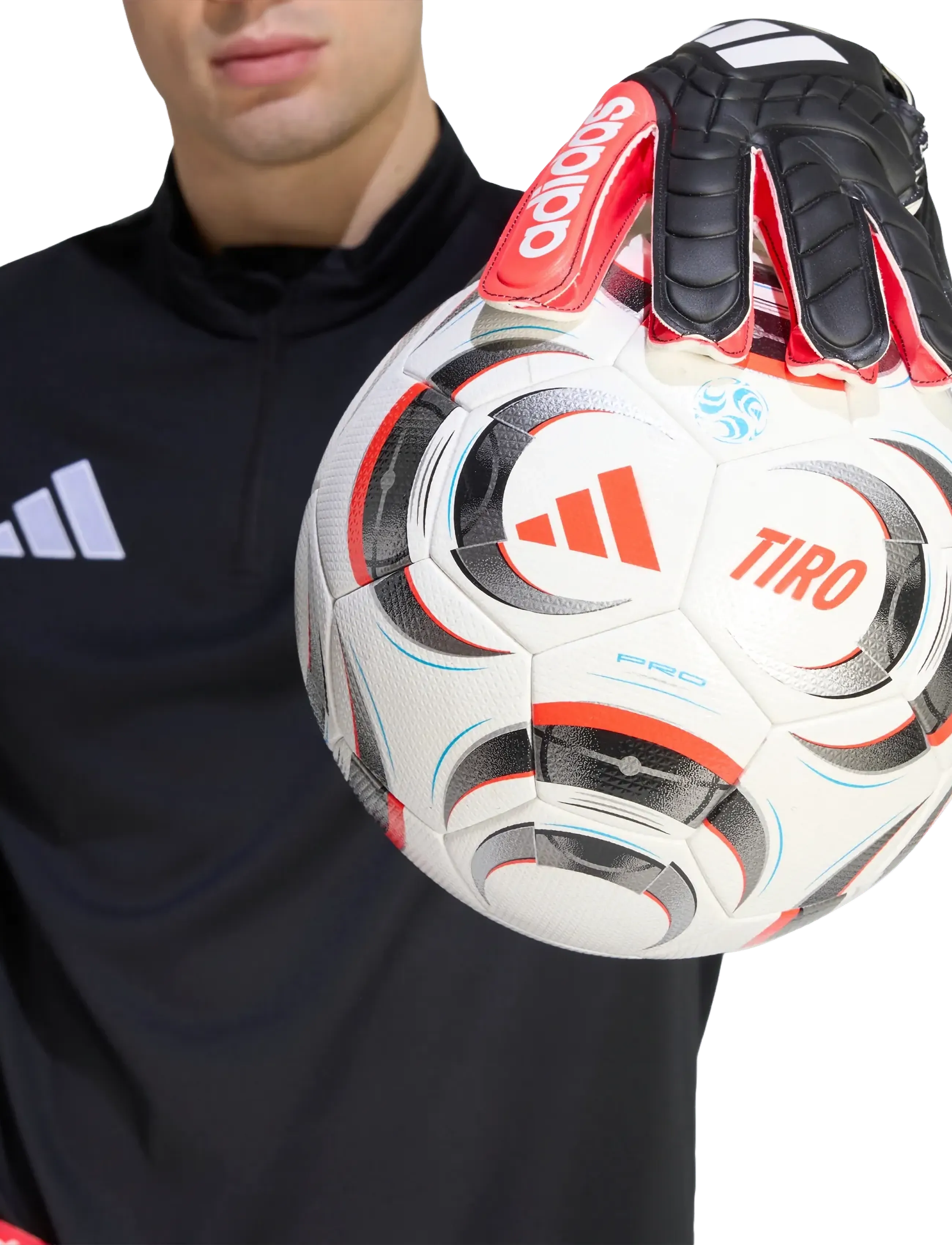 adidas Performance - COPA GL CLB - fodboldhandsker - black/white/lucred - 4