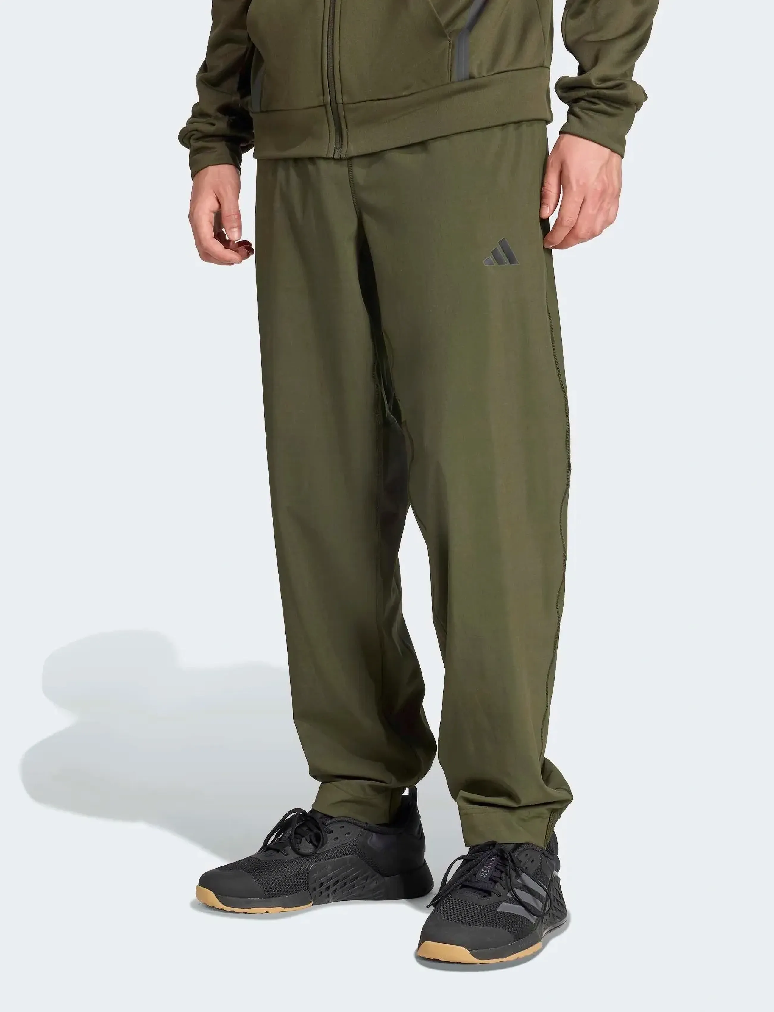 adidas Performance Tr-Es Woven Pt, S, Khaki green, Sport > Sportsbukser, Herre