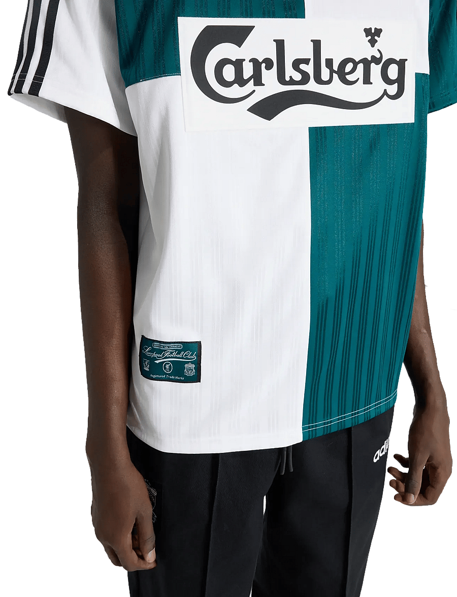 adidas Performance - Liverpool F.C. Away Jersey 95 - fußballoberteile - white/ricgrn - 5