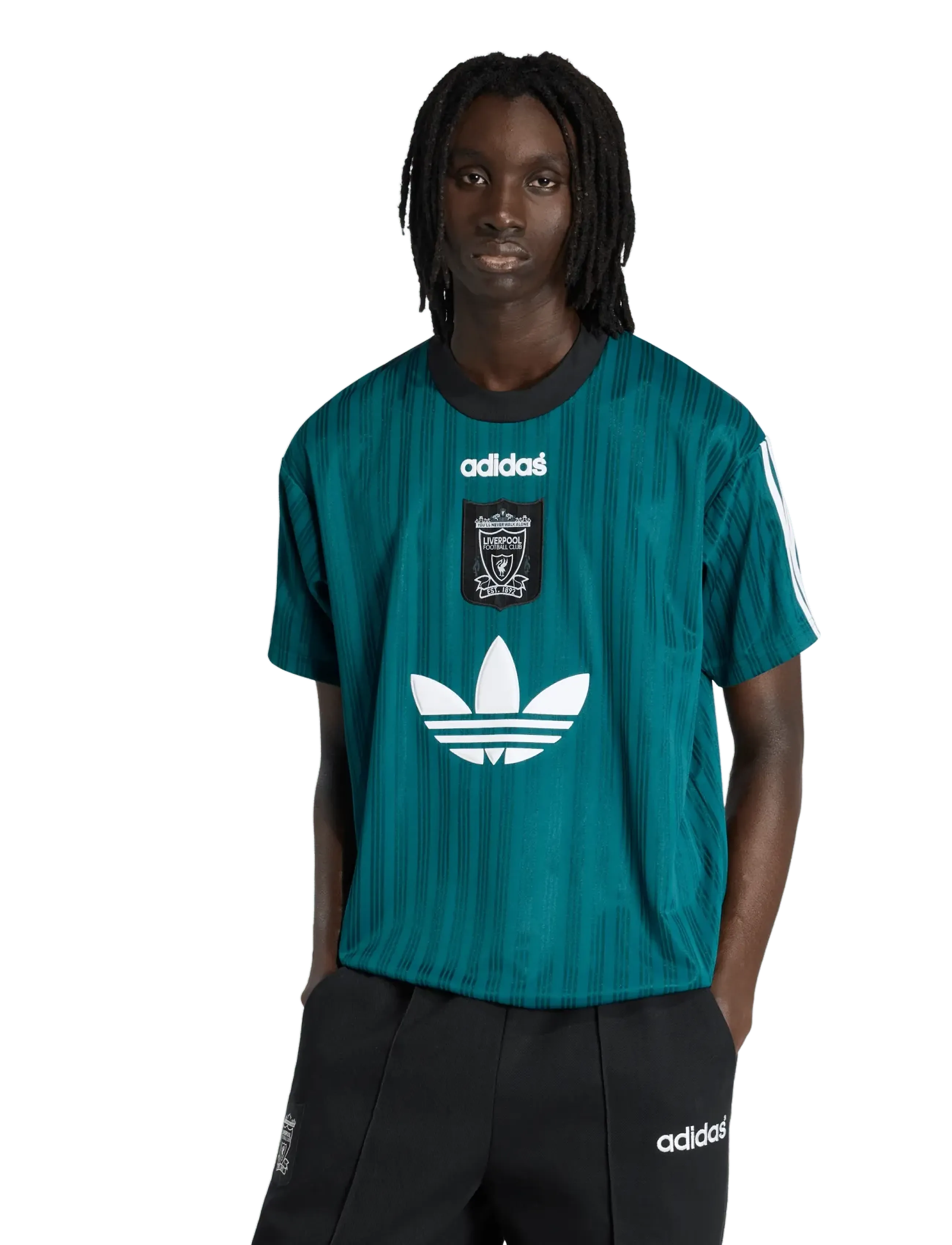 adidas Performance - LFC POLY TEE 95 - fotbollströjor - ricgrn - 2