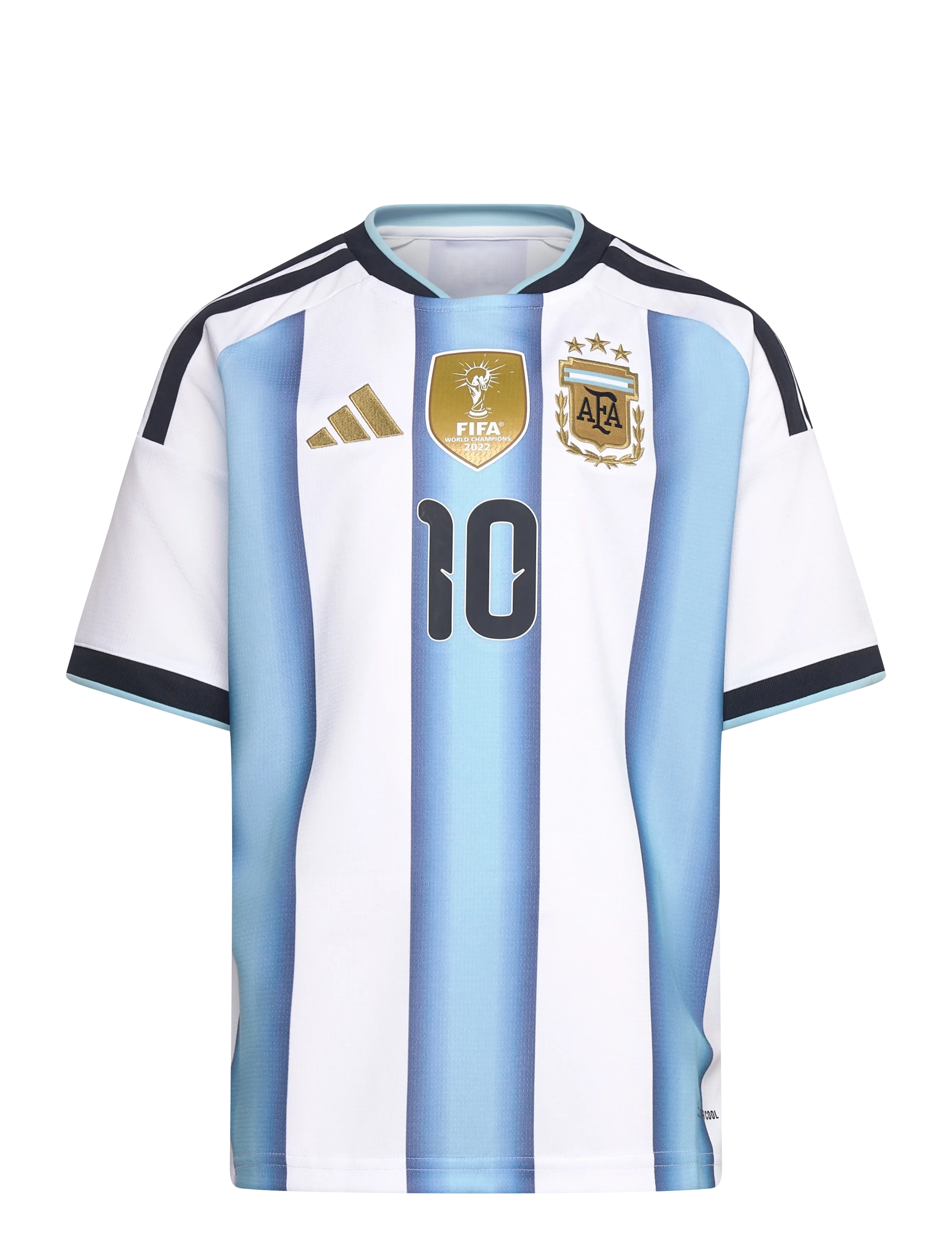 adidas Performance AFA H 10 Y D - Oberteile & T-Shirts - WHITE/ICEBLU/LTBLUE / white