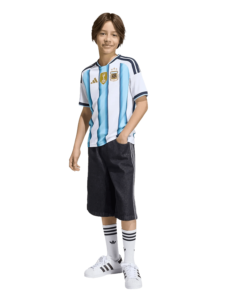 adidas Performance - AFA H JSY Y D - sportoberteile - white/iceblu/ltblue - 0