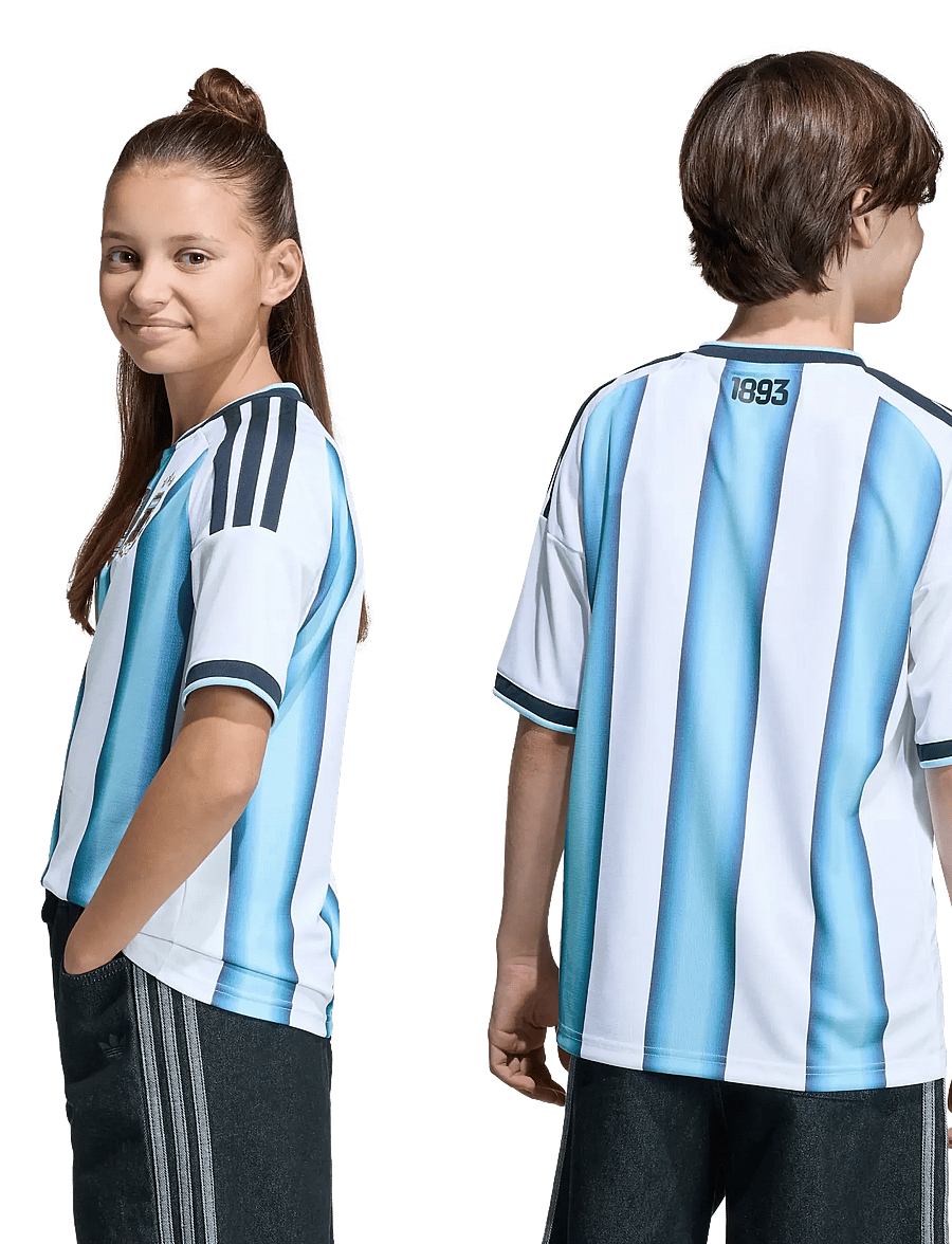 adidas Performance - AFA H JSY Y D - sportoberteile - white/iceblu/ltblue - 4