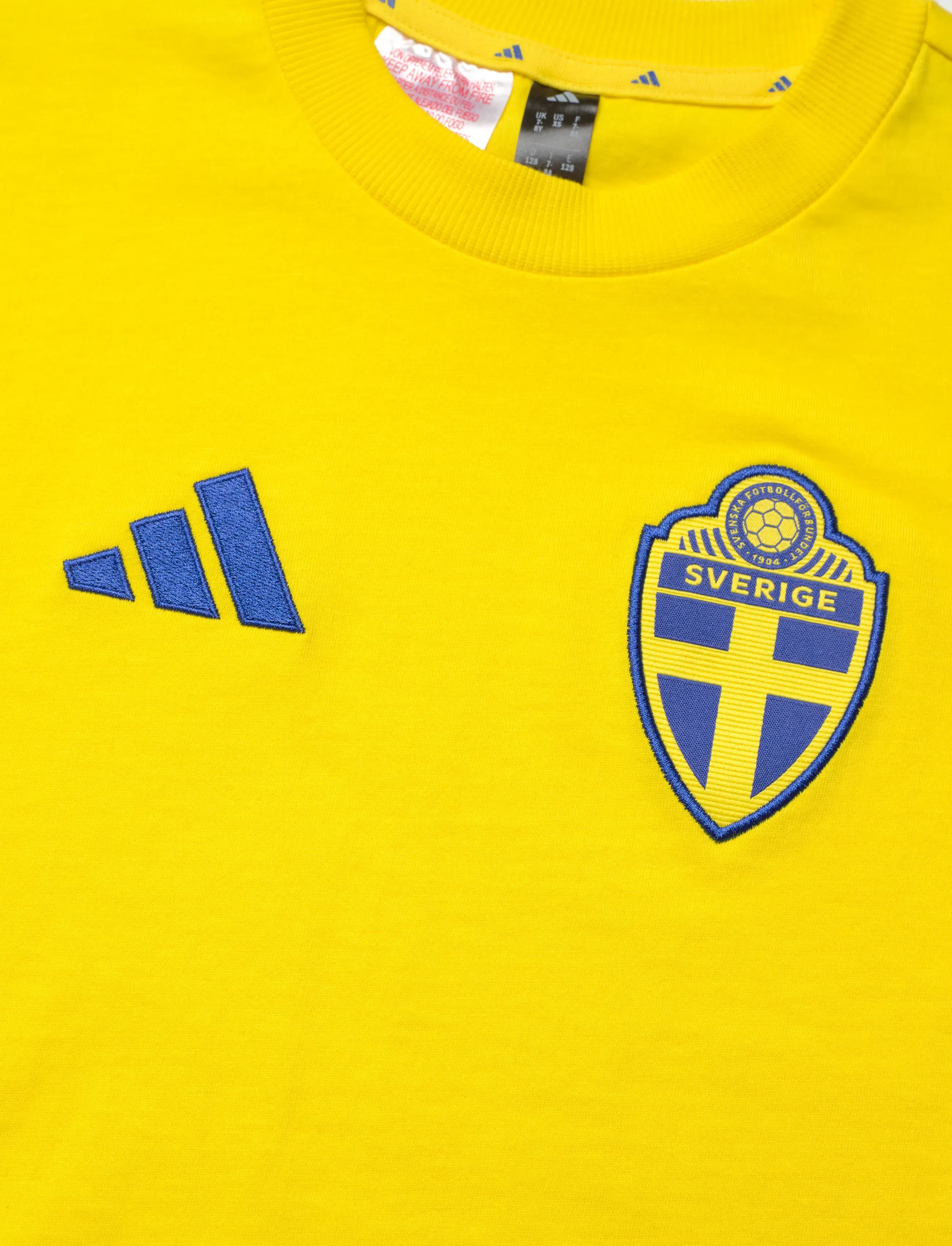 adidas Performance - SVFF KIDS TEE - yellow - 4