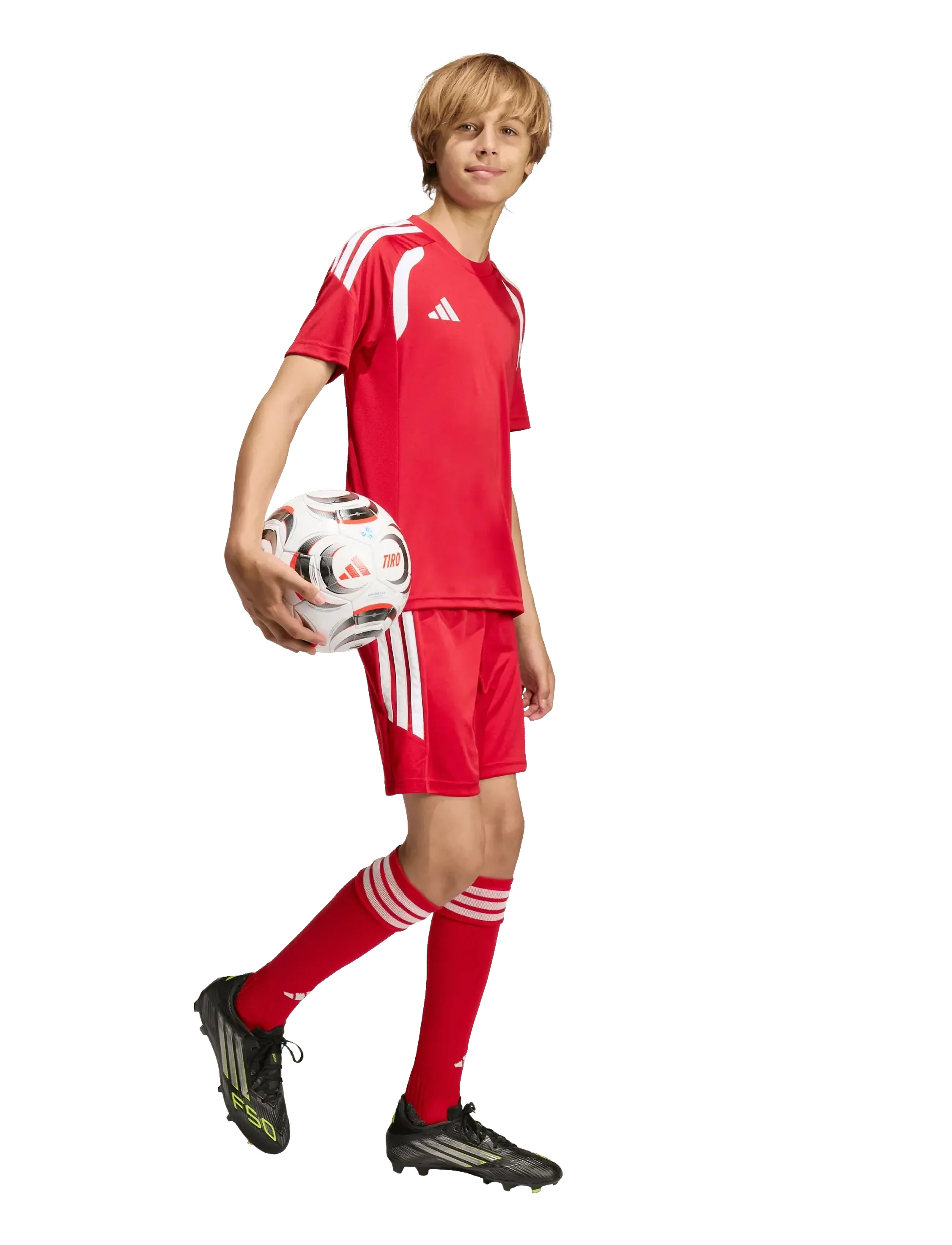 adidas Performance TIRO26L SHO Y - Clothing - TEPORE/WHITE / red