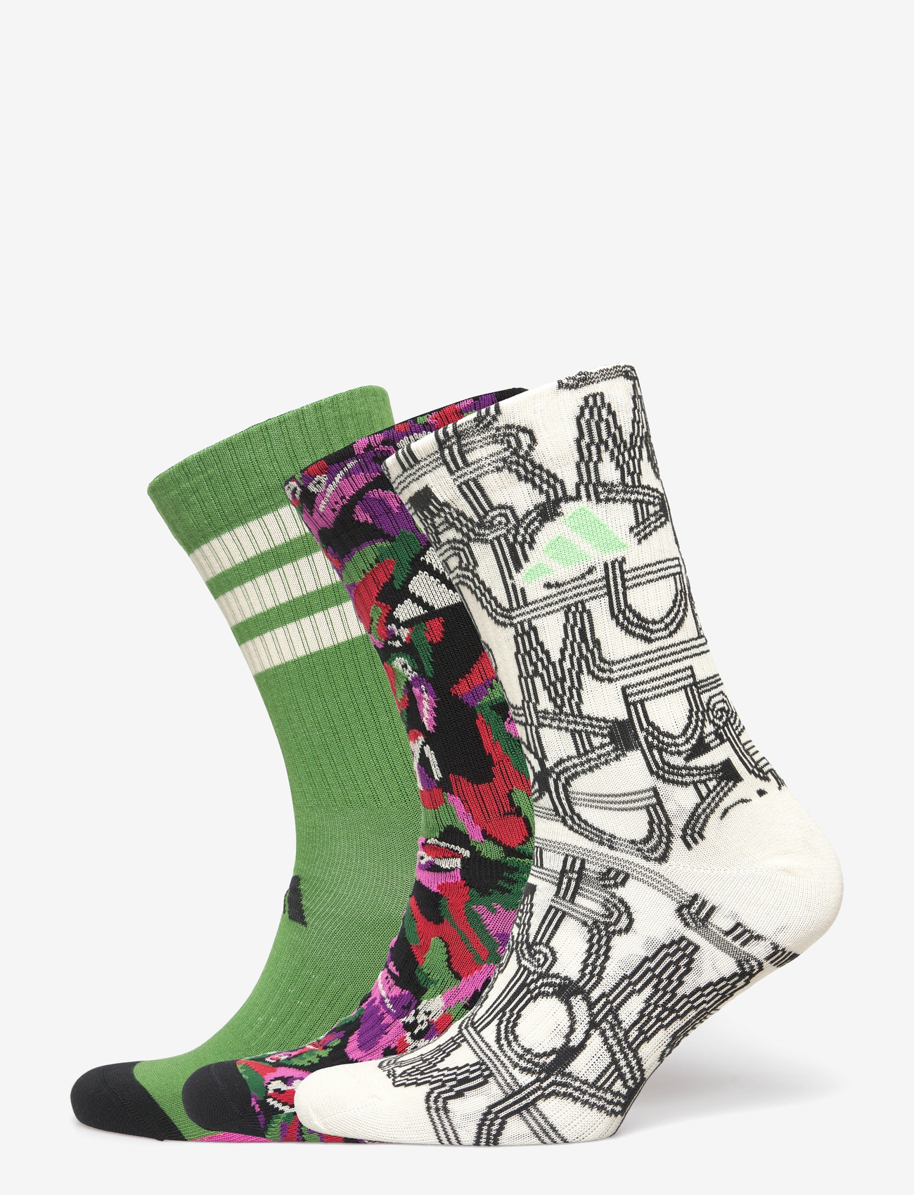 adidas Performance - W FARM 3PP - spordisokid - crli/black/cregrn - 1