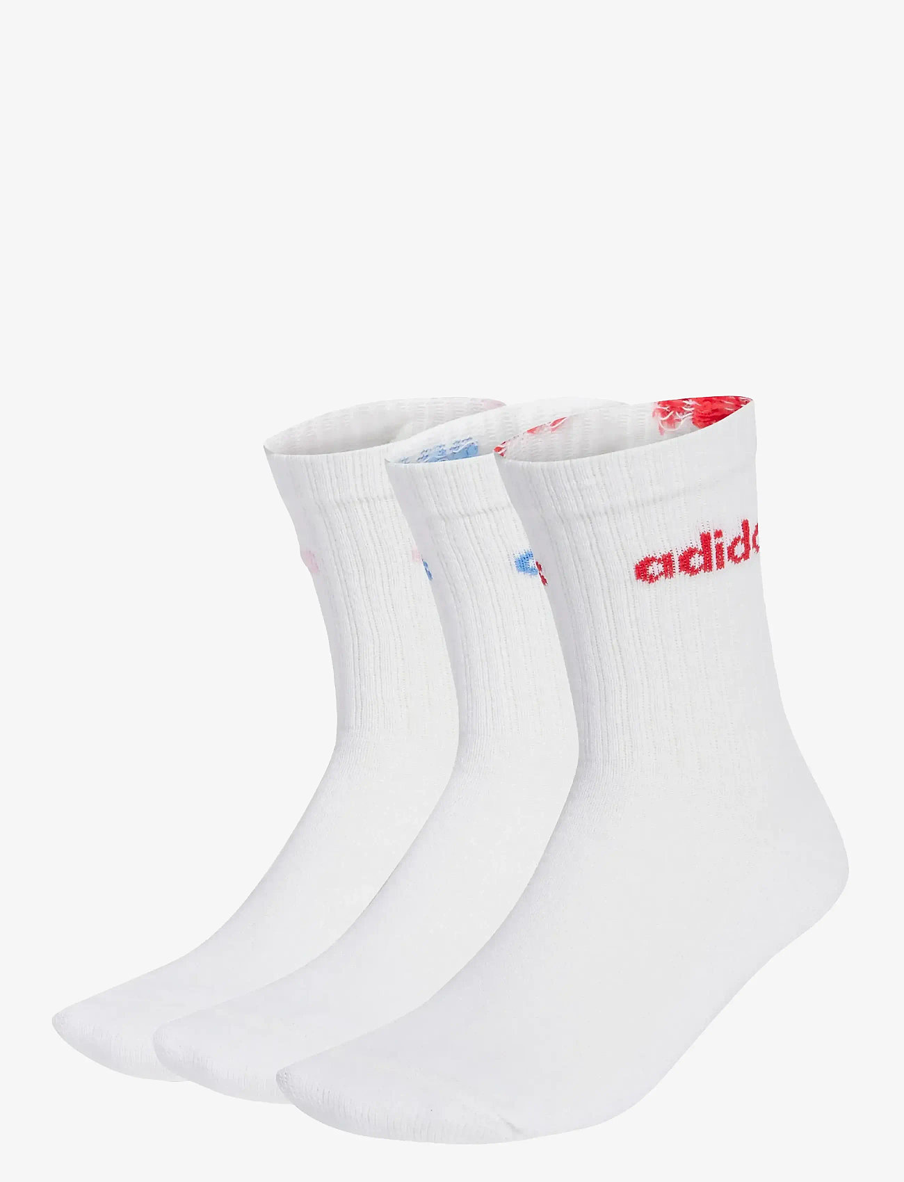 adidas Performance - C LIN CREW 3P - träningsstrumpor - white/powtea/clpink/b - 0