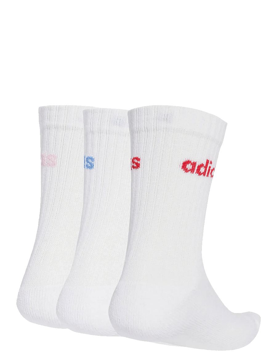 adidas Performance - C LIN CREW 3P - sportstrømper - white/powtea/clpink/b - 1