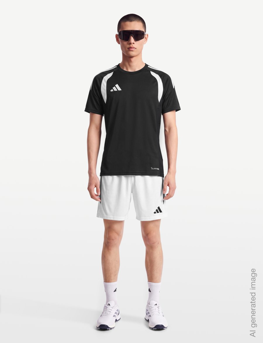 adidas Performance - TIRO26L JSY M - tops & t-shirts - black/white - 0