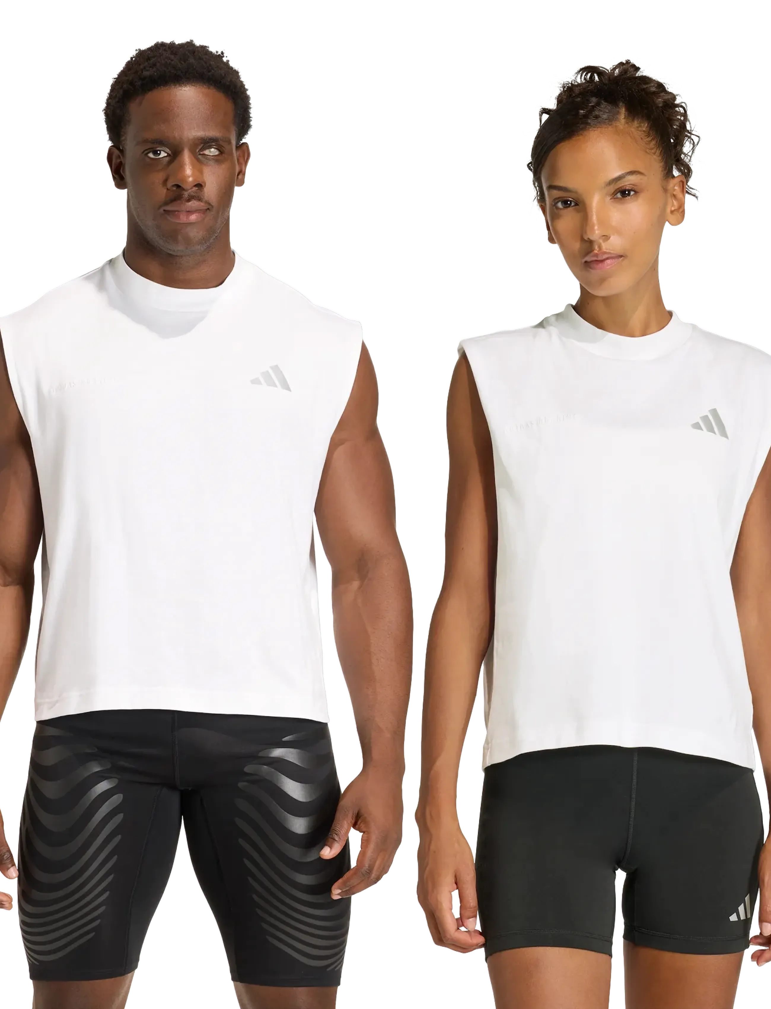 adidas Performance - adi365 C Tan UF - tank tops - white - 4