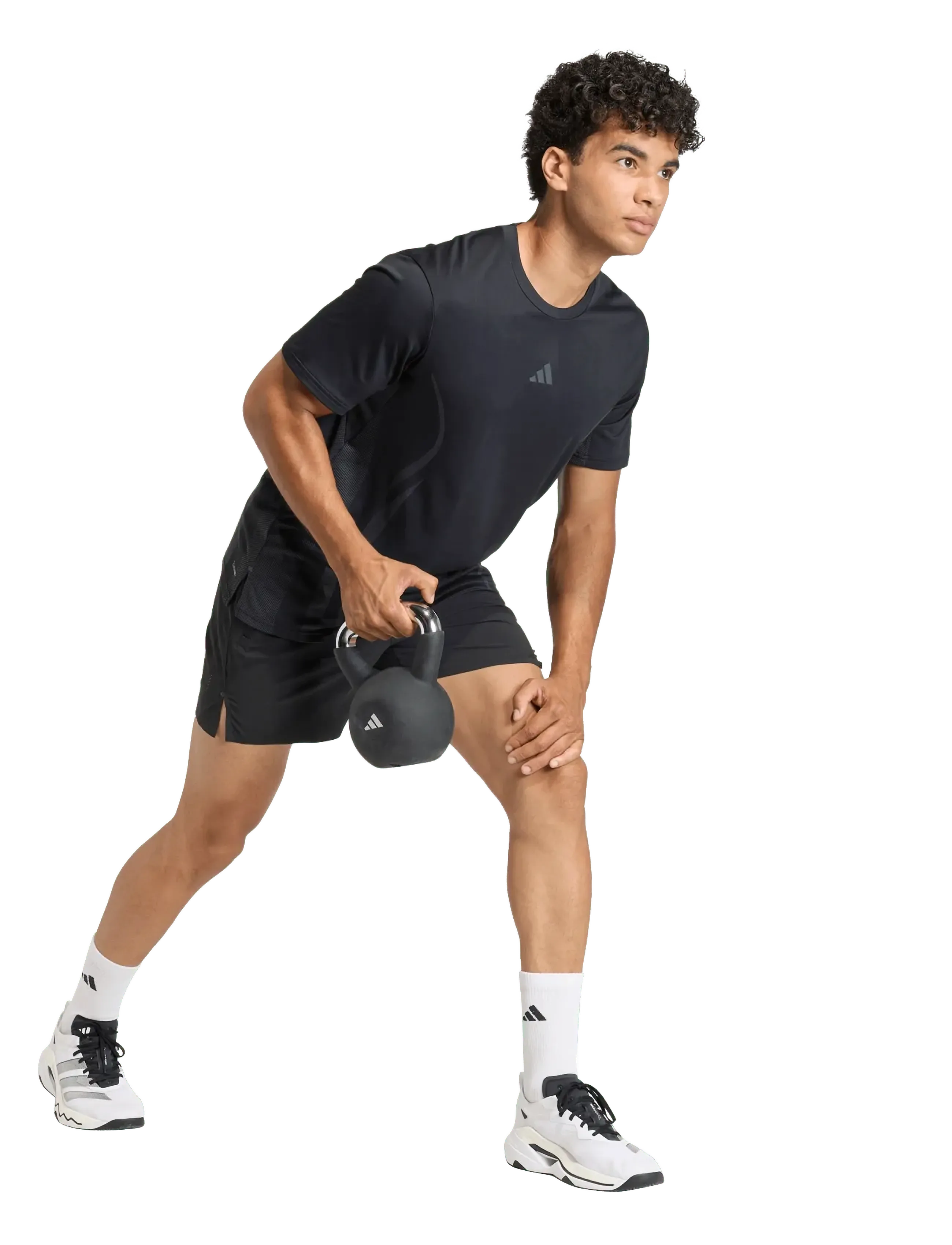 adidas Performance Airchill Short, S 18 cm, Black, Sport Shorts > Sport Training Shorts, Herre