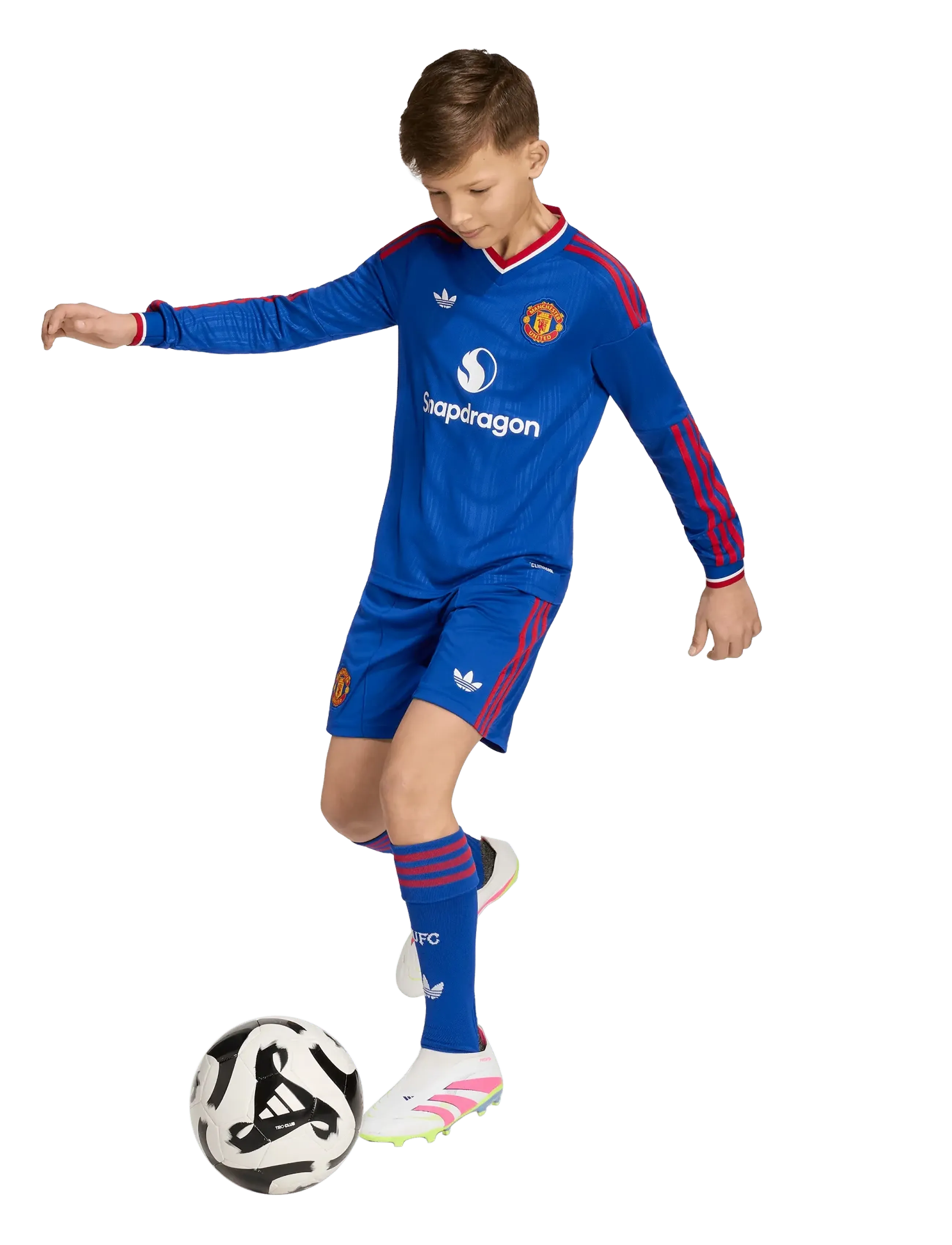 adidas Performance MUFC A JSY YL - Oberteile - ROYBLU / blue