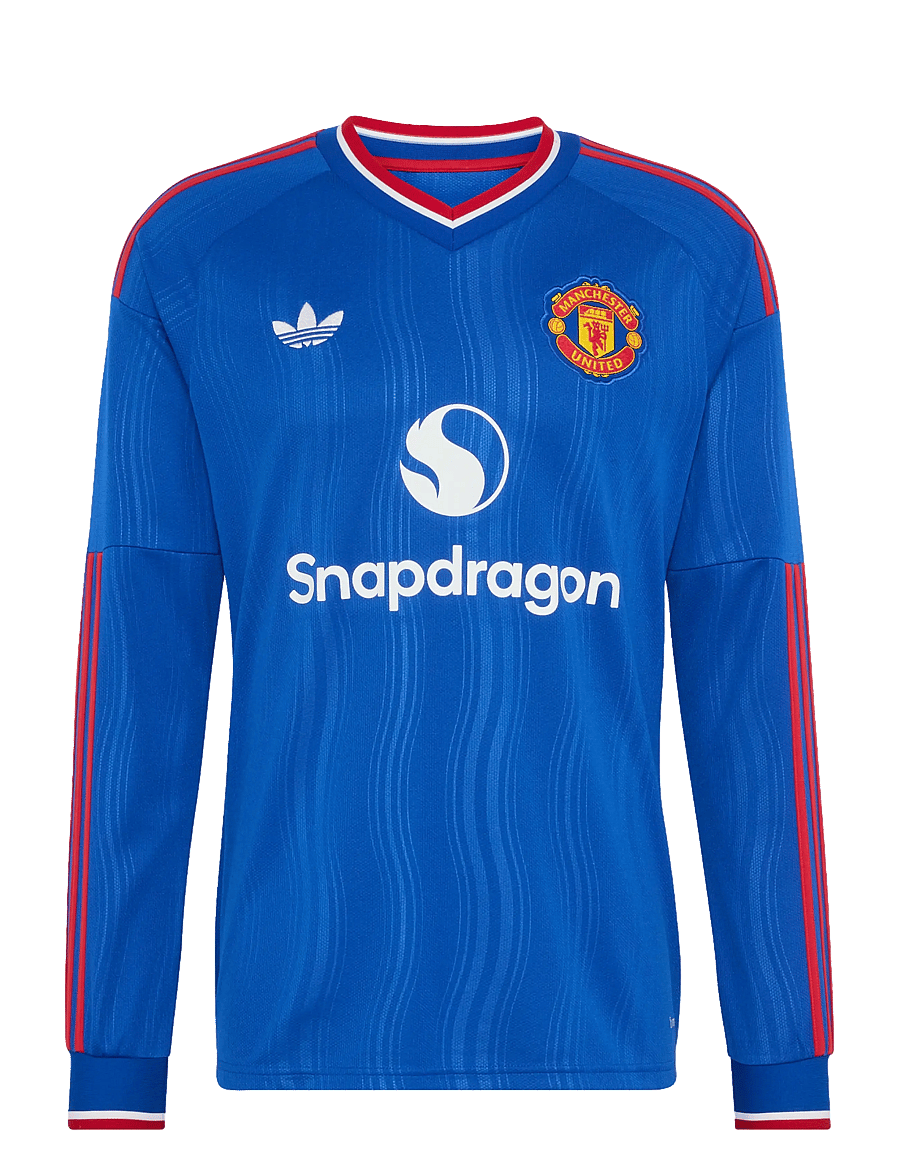 adidas Performance - Manchester United FC 26/27 Away Jersey Longsleeve - fodboldtrøjer - royblu - 1