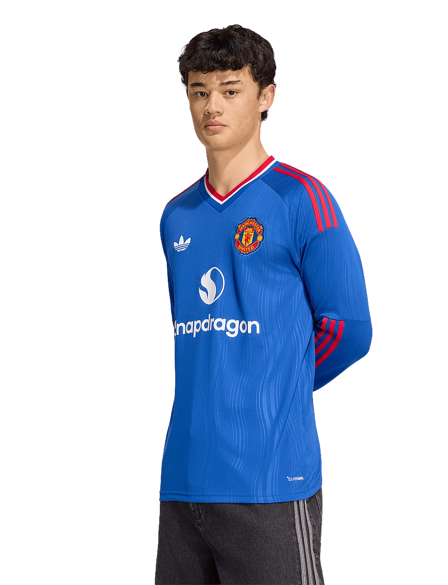 adidas Performance - Manchester United FC 26/27 Away Jersey Longsleeve - fodboldtrøjer - royblu - 0