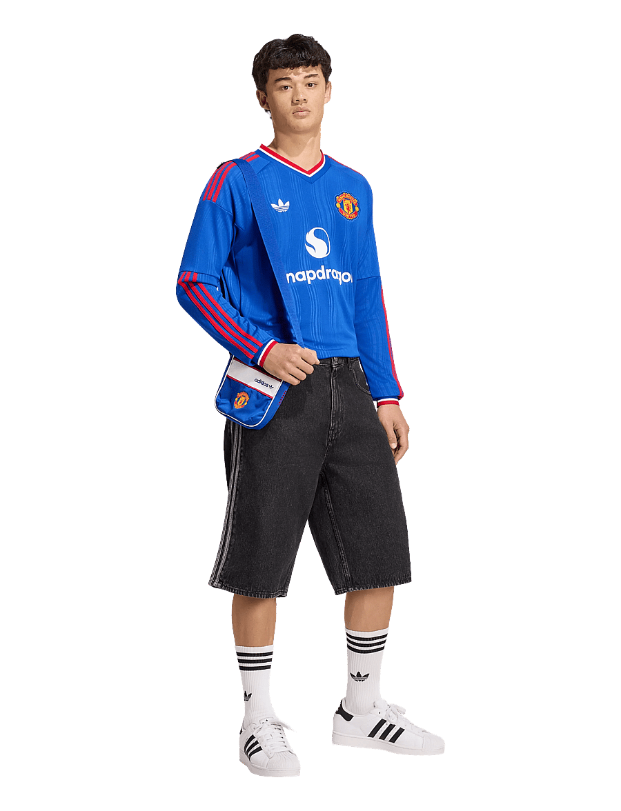 adidas Performance - Manchester United FC 26/27 Away Jersey Longsleeve - fodboldtrøjer - royblu - 4