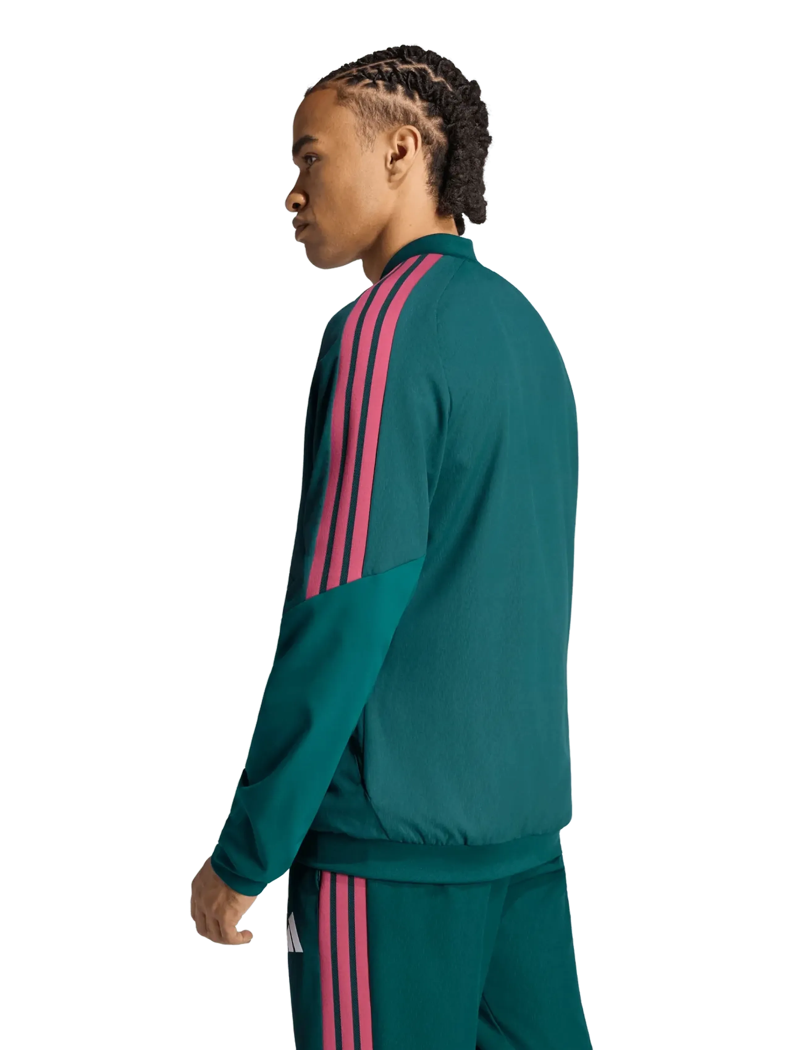 adidas Performance - REAL PRE JKT - sports jackets - aurivy/wilpnk - 5