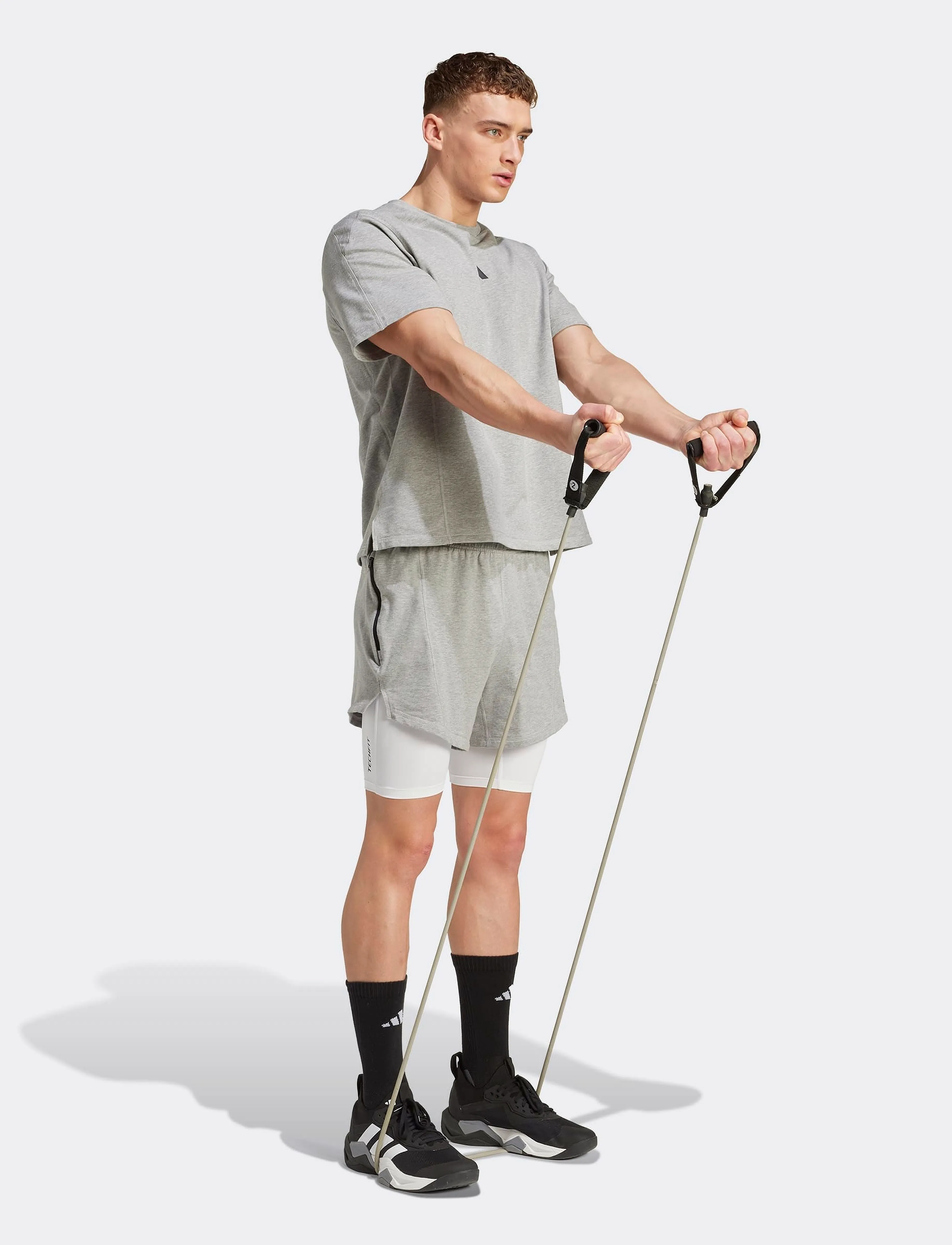 adidas Performance - D4T X SHORTS - sportsshorts - mgreyh - 0