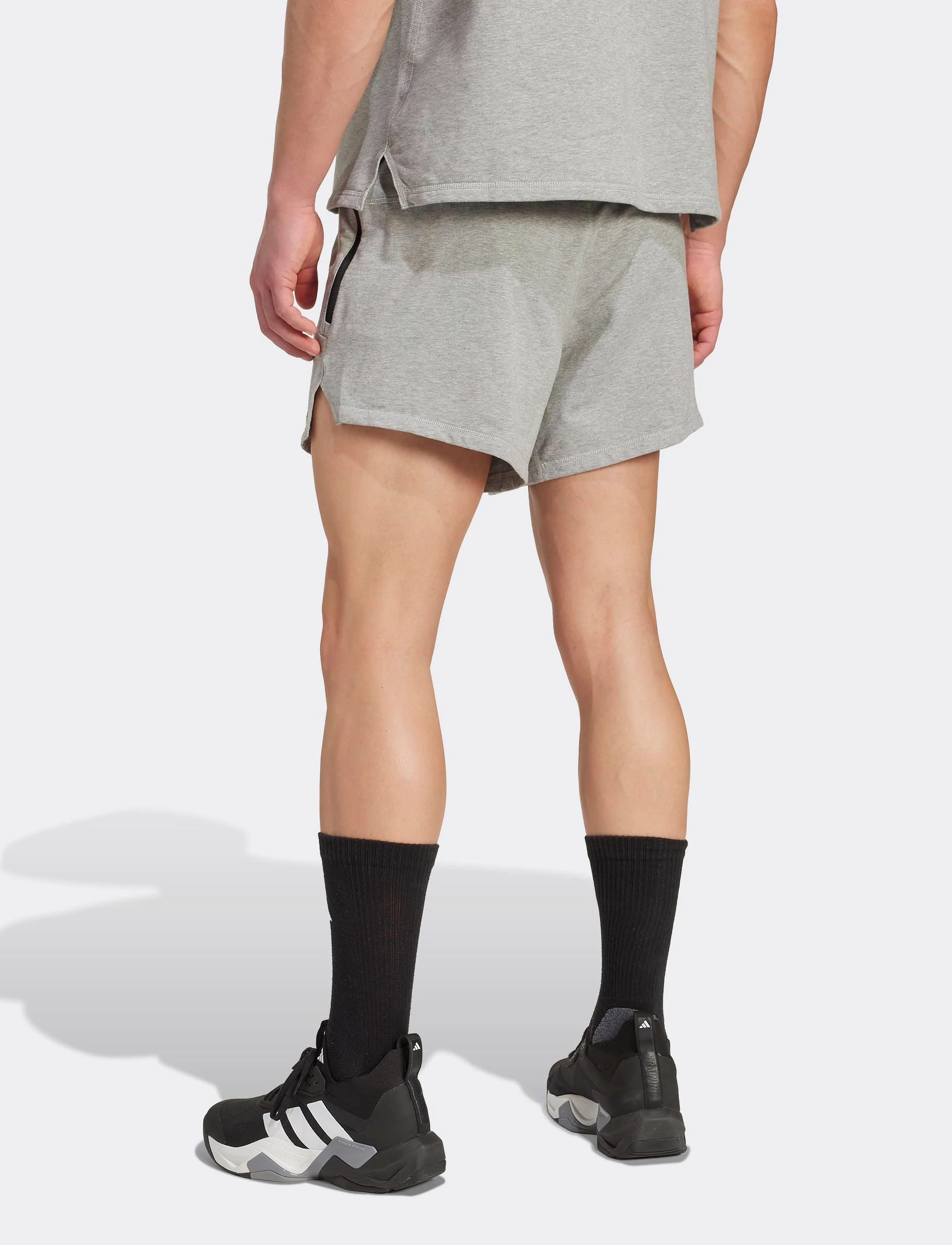 adidas Performance D4T X SHORTS - Tänavastiil - MGREYH / grey