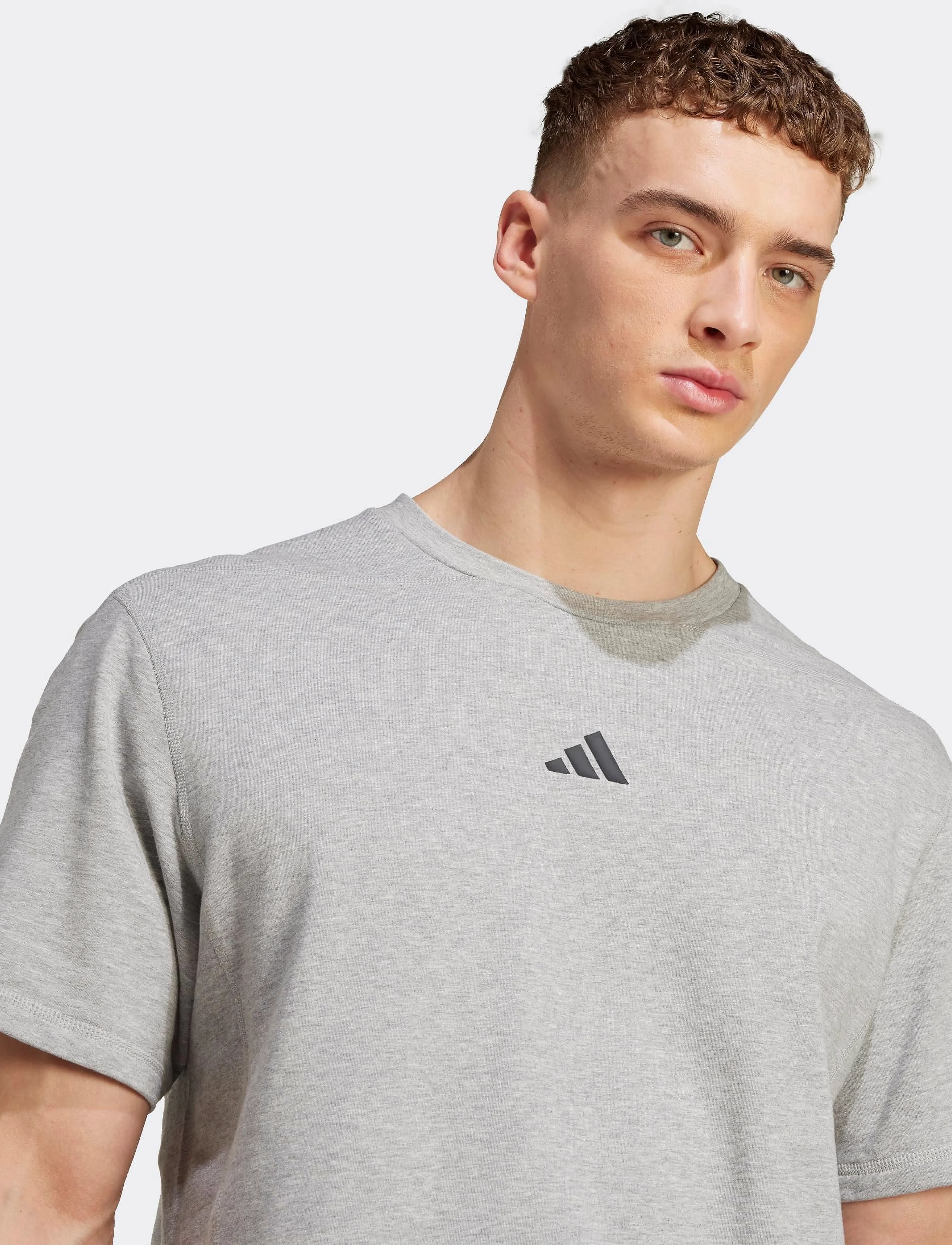 adidas Performance - D4T X TEE - kurzärmelige - mgreyh - 2