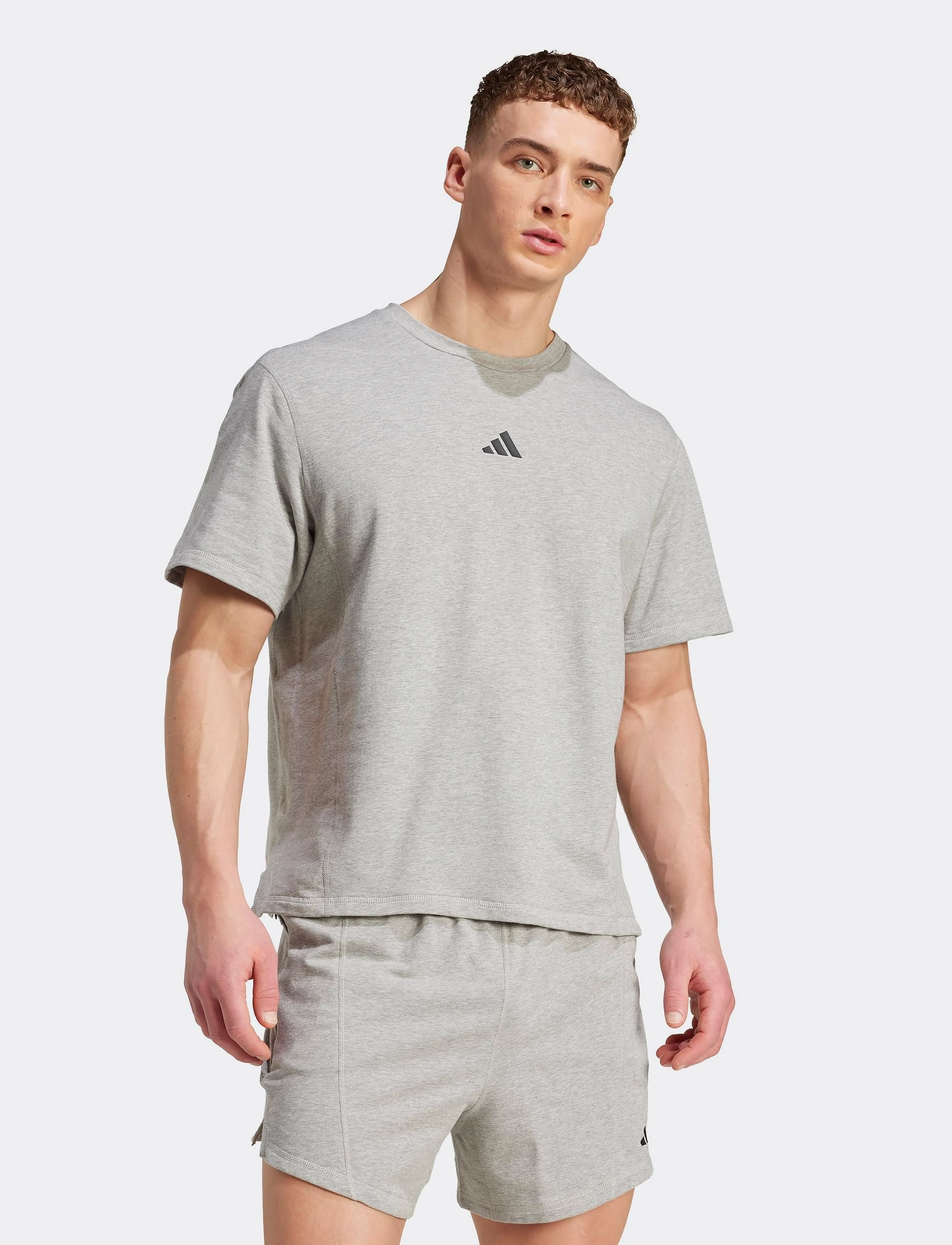 adidas Performance - D4T X TEE - t-shirts - mgreyh - 4