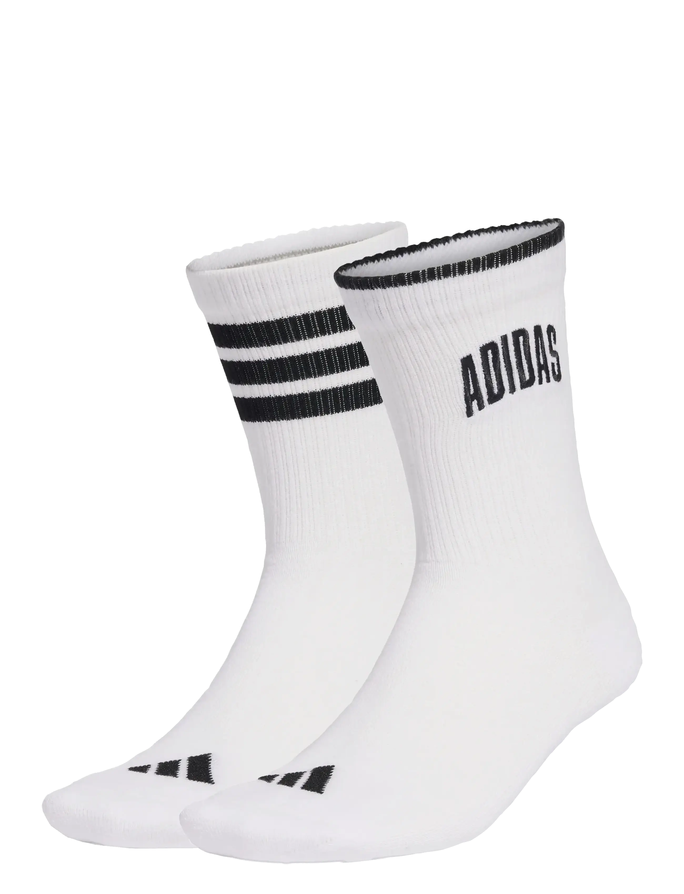 adidas Performance STADIUM SOCK 2P - Tøj - WHITE/BLACK/BLACK / white