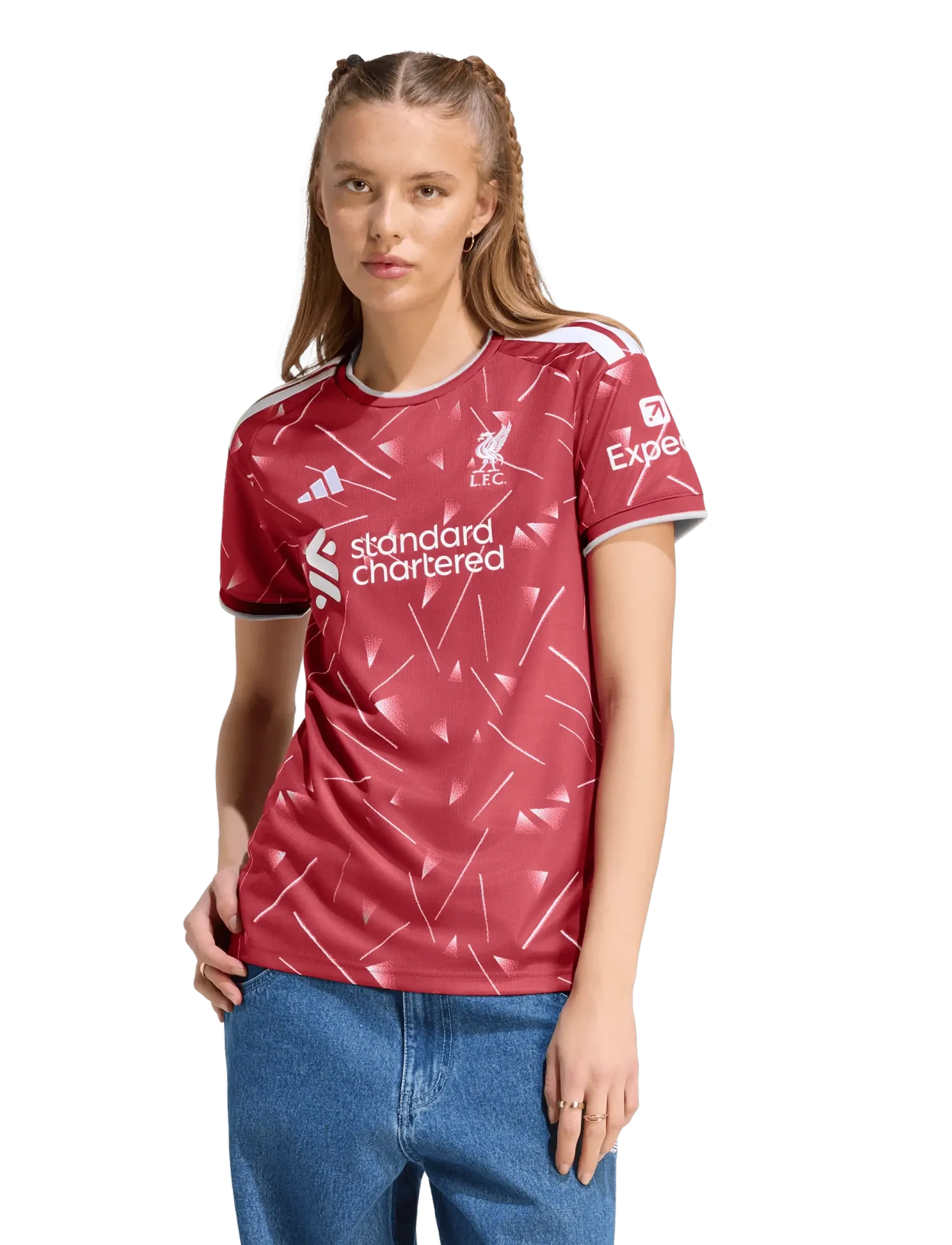 adidas Performance - LFC H JSY W - football shirts - actmar - 3