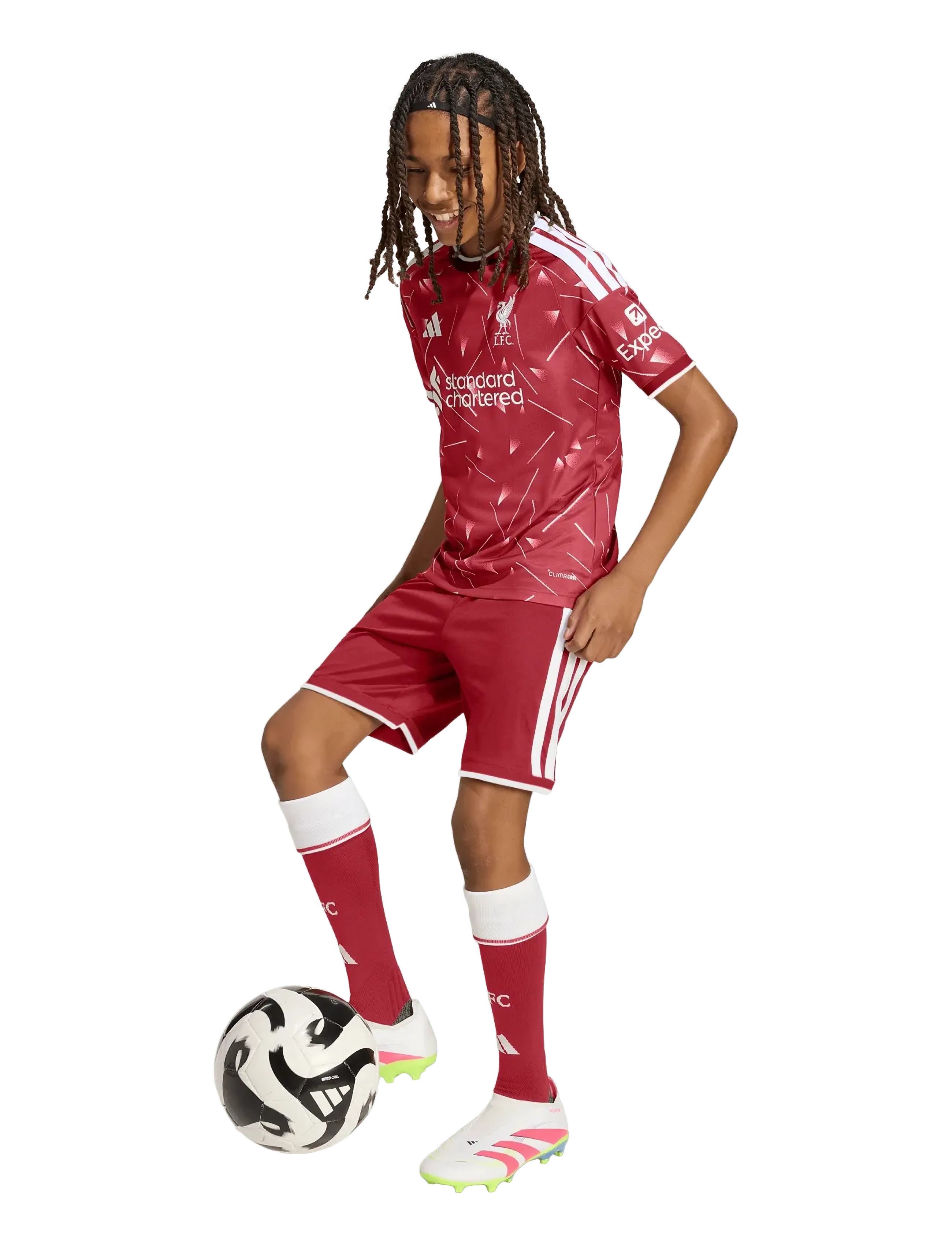 adidas Performance Lfc H Sho Y, 176, Red, Shorts > Sportsshorts, Børn