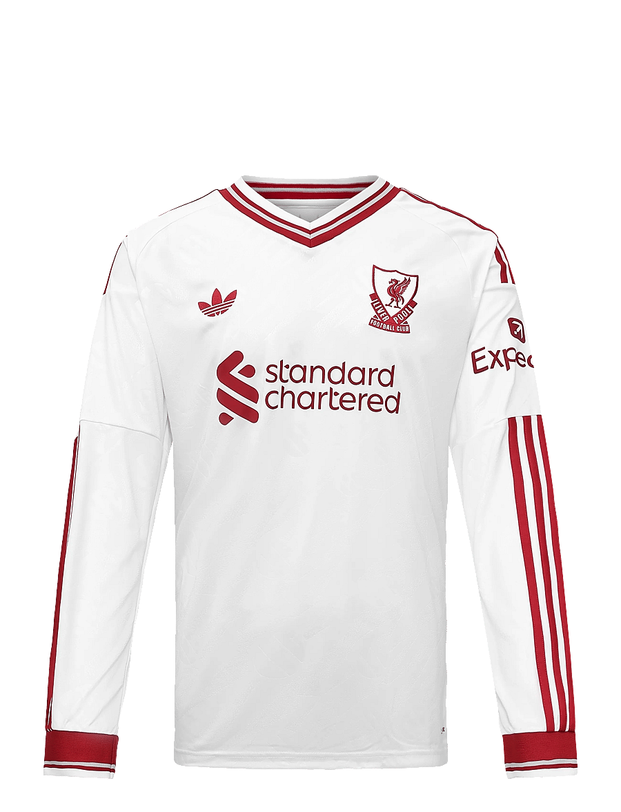 adidas Performance - Liverpool FC Away Jersey Long-sleeved 26/27 - jalgpallisärgid - white - 1
