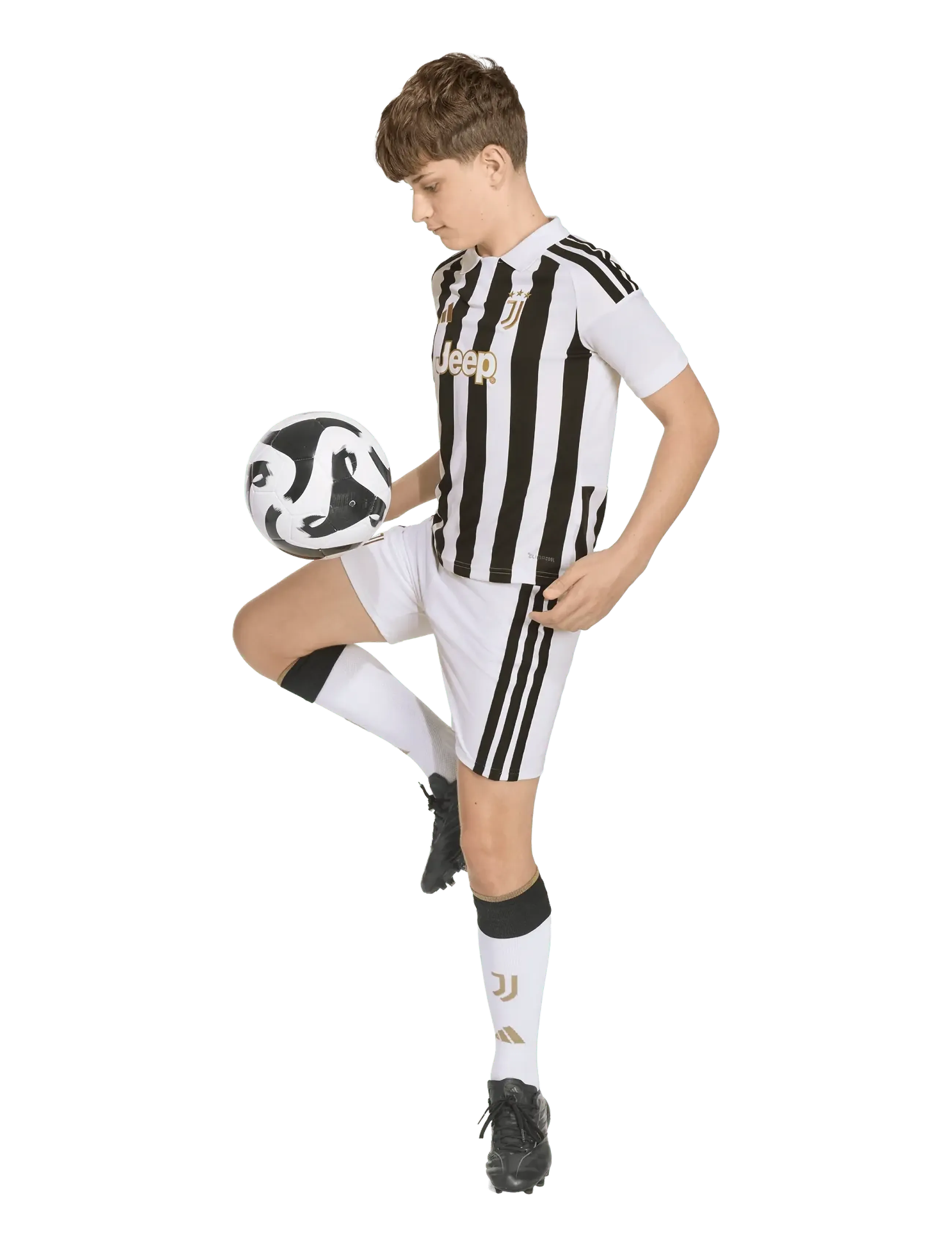adidas Performance Juve H Sho Y, Børn, Fodboldshorts, Hvid, Str: 128