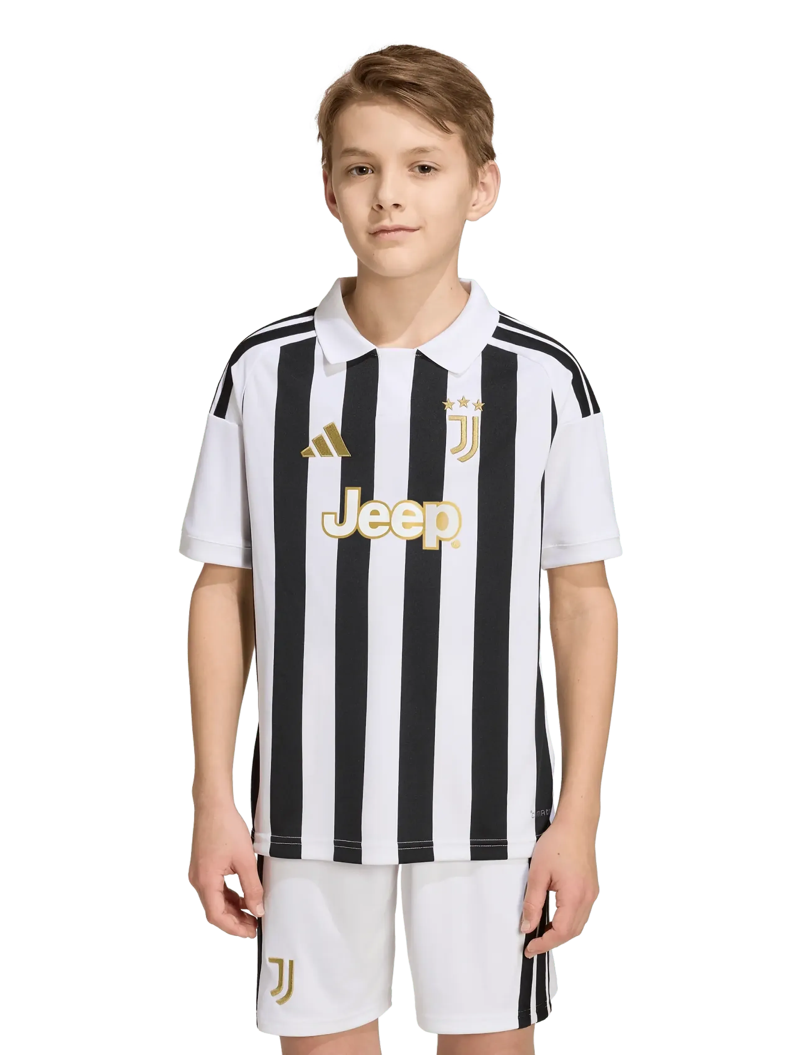 adidas Performance Juve H Jsy Y, Børn, Fodboldtrøje, Hvid, Str: 164