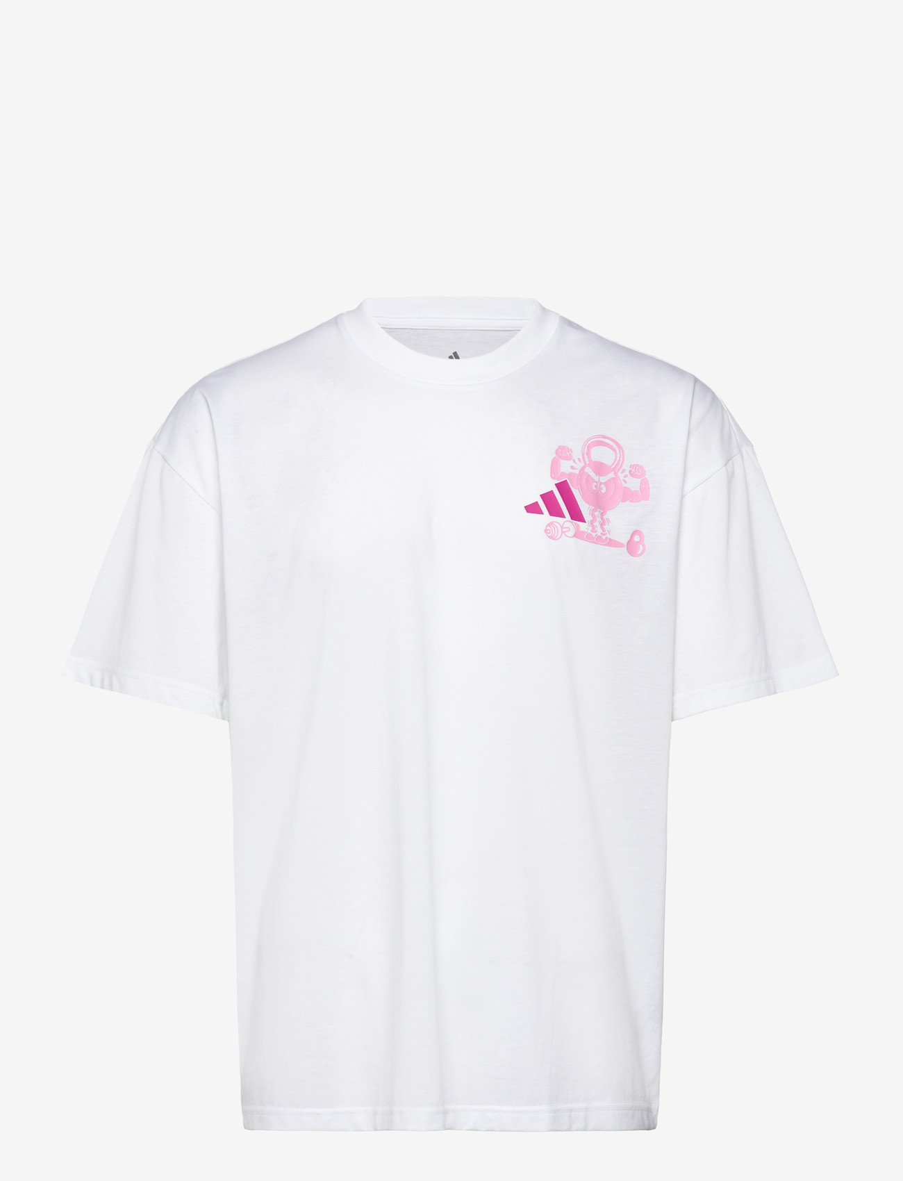 adidas Performance - M FUN TRAIN G T - t-shirts - white - 0