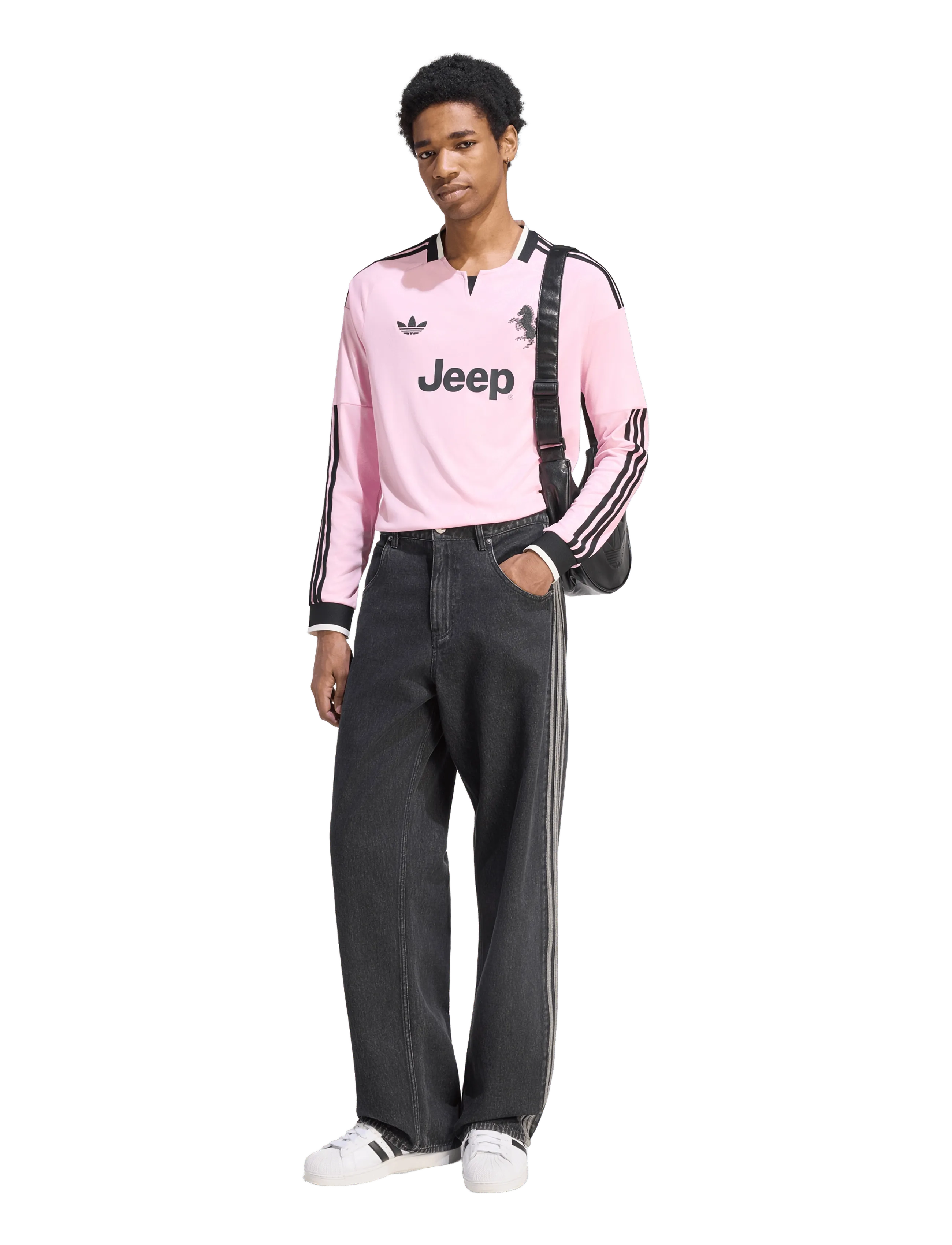 adidas Performance - JUVE A JSY L - fußballoberteile - trupnk/black - 4