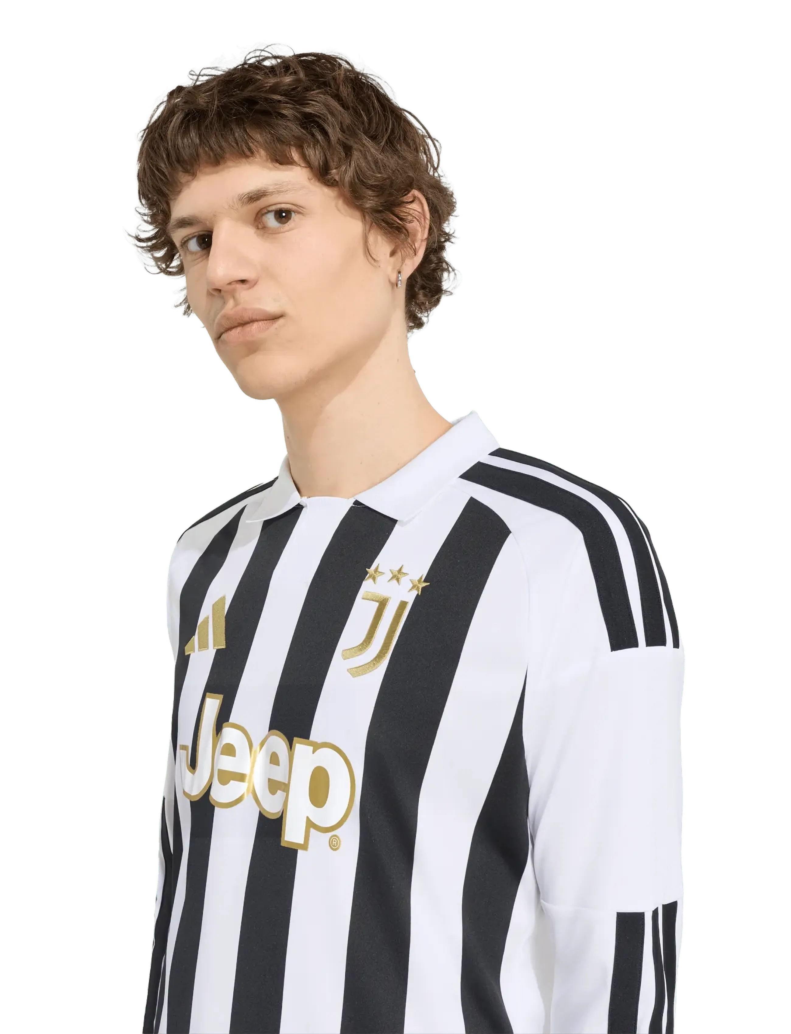 adidas Performance - JUVE H JSY L - football shirts - white/black - 5
