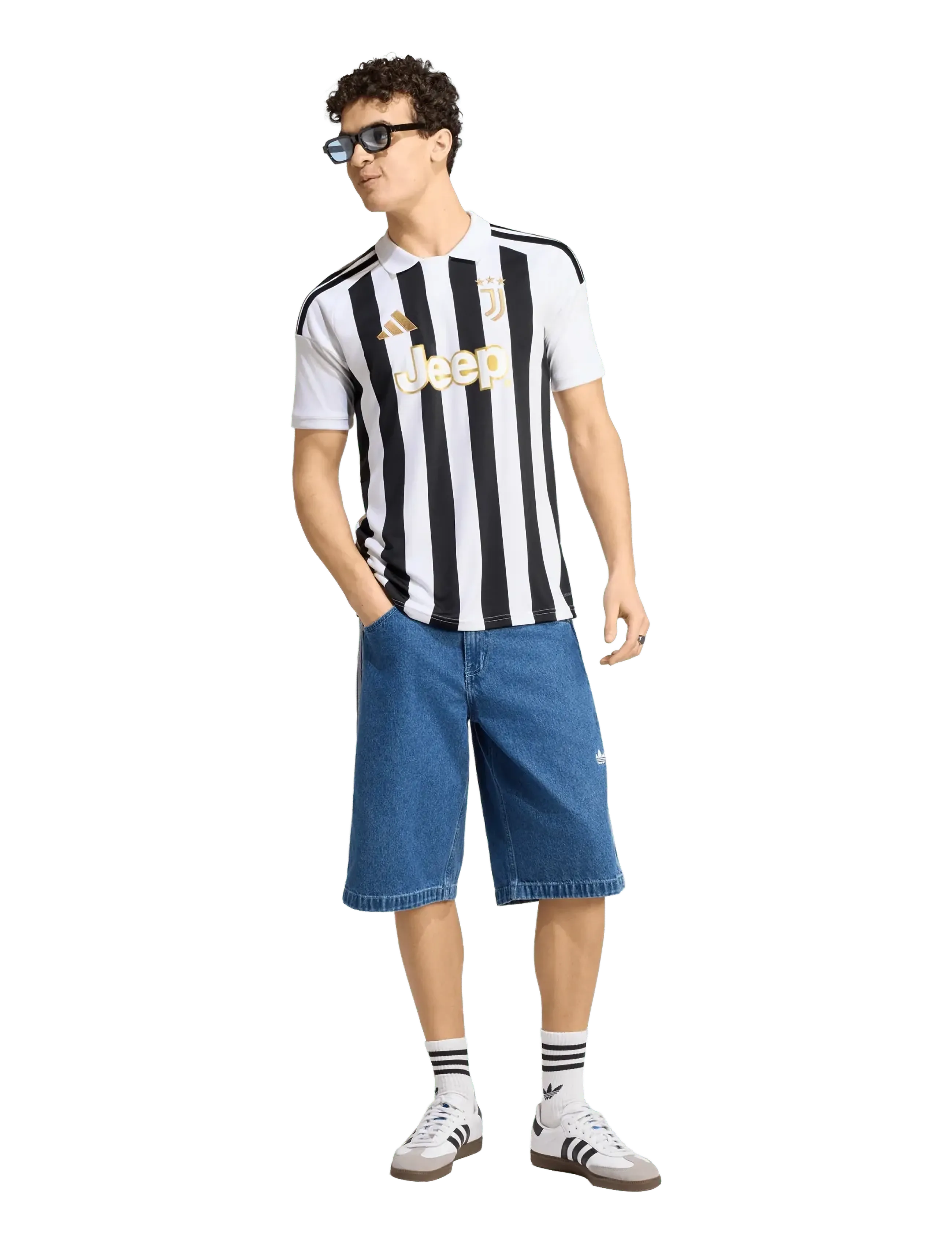 adidas Performance Juve H Jsy, XS, Sport Oberteile, Weiß - Football Shirts, Männerswear