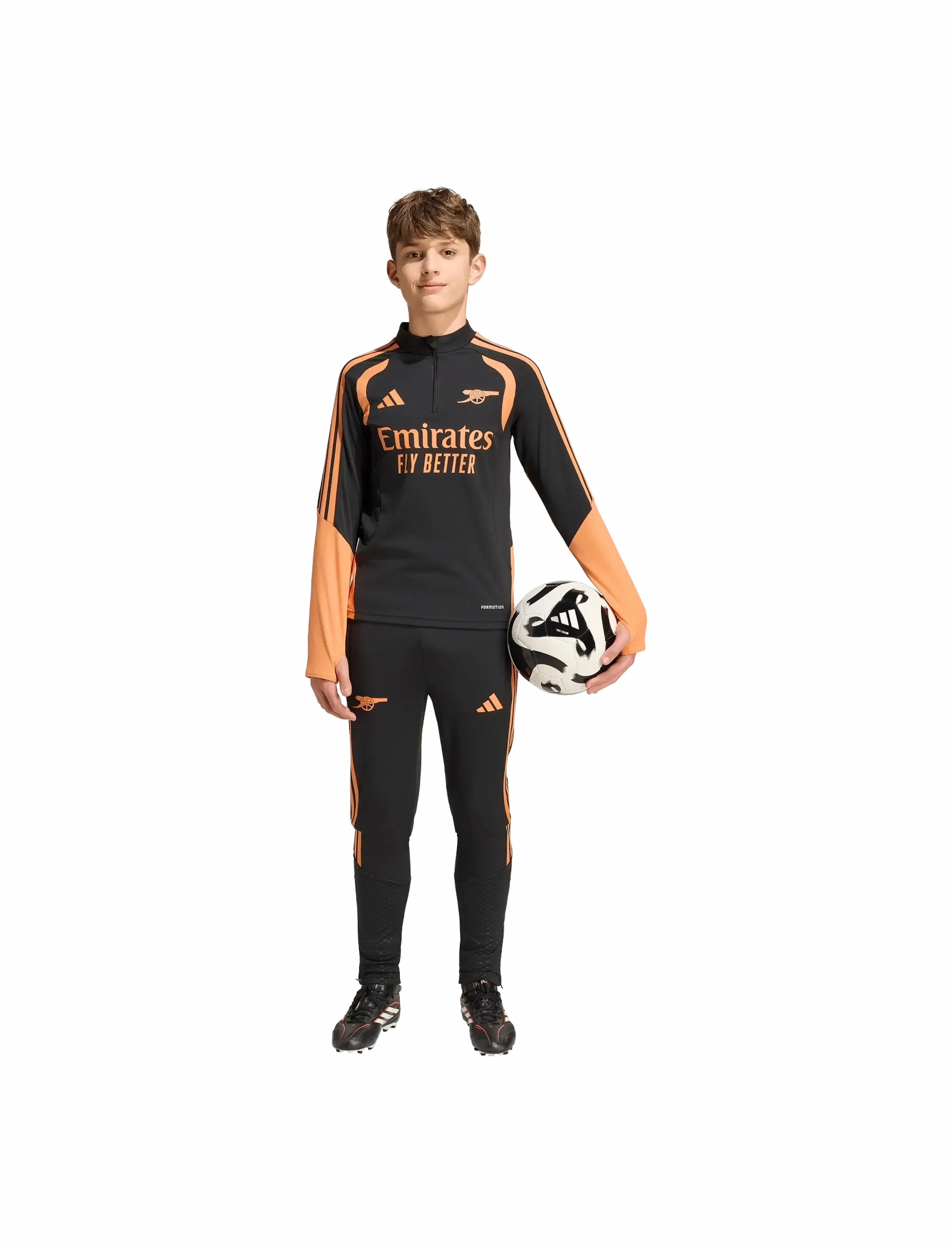 adidas Performance Arsenal Training Top Youth 26/27, 152, Black, T-Shirts > Fodboldtrøjer, Børn