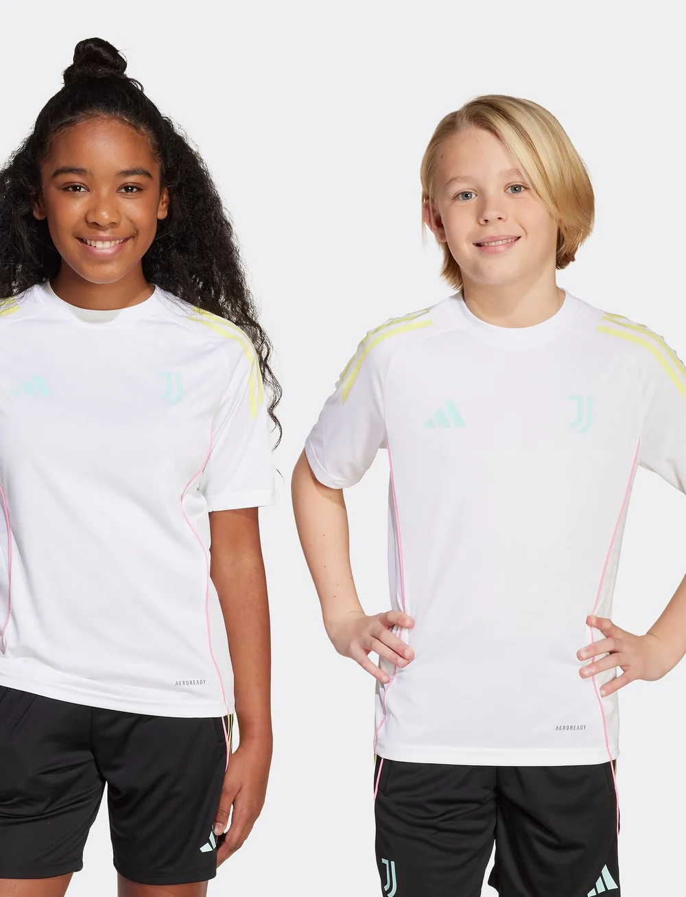 adidas Performance - JUVE TR JSY Y - kortärmade t-shirts - white - 0