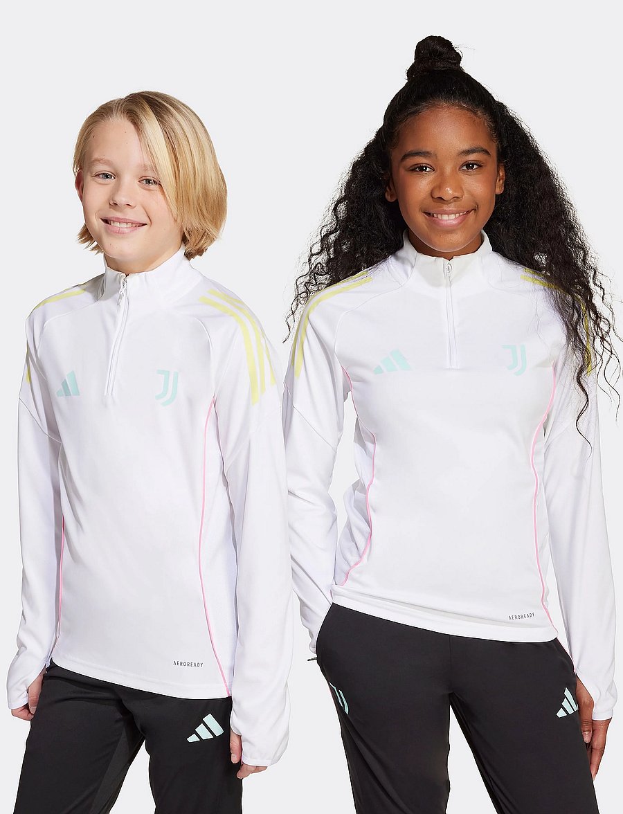 adidas Performance - Juventus FC TR TOP Y - sweatshirts - white - 0