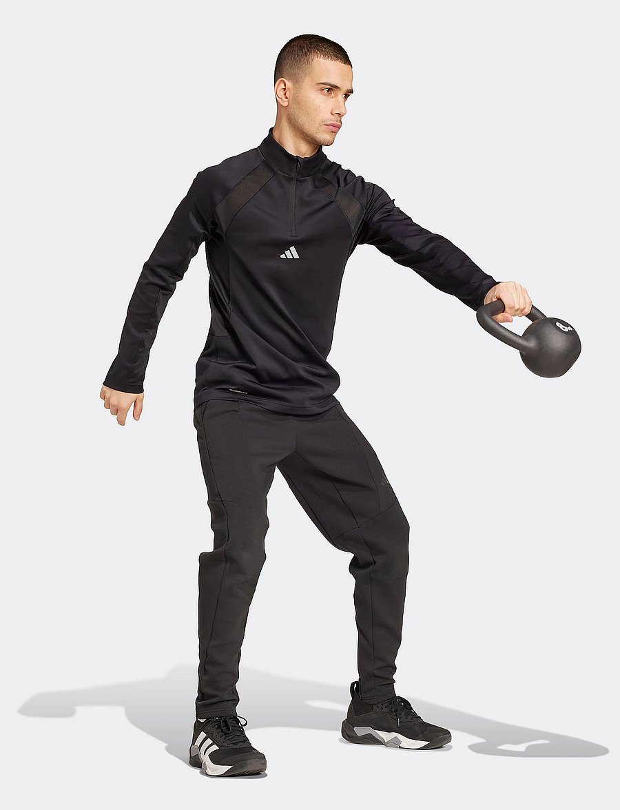 adidas Performance - TECH APP 1/4 Z - dressipluusid - black/carbon - 0