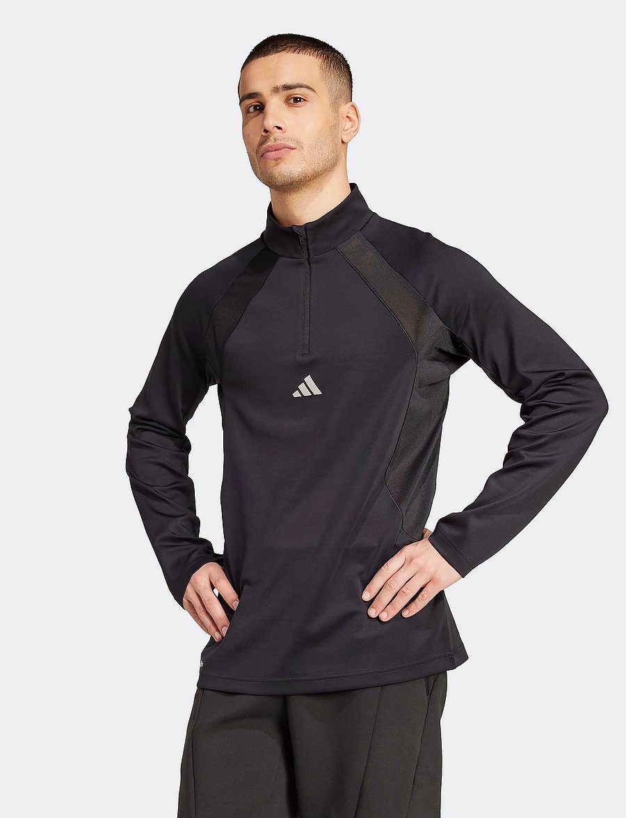 adidas Performance - TECH APP 1/4 Z - dressipluusid - black/carbon - 4