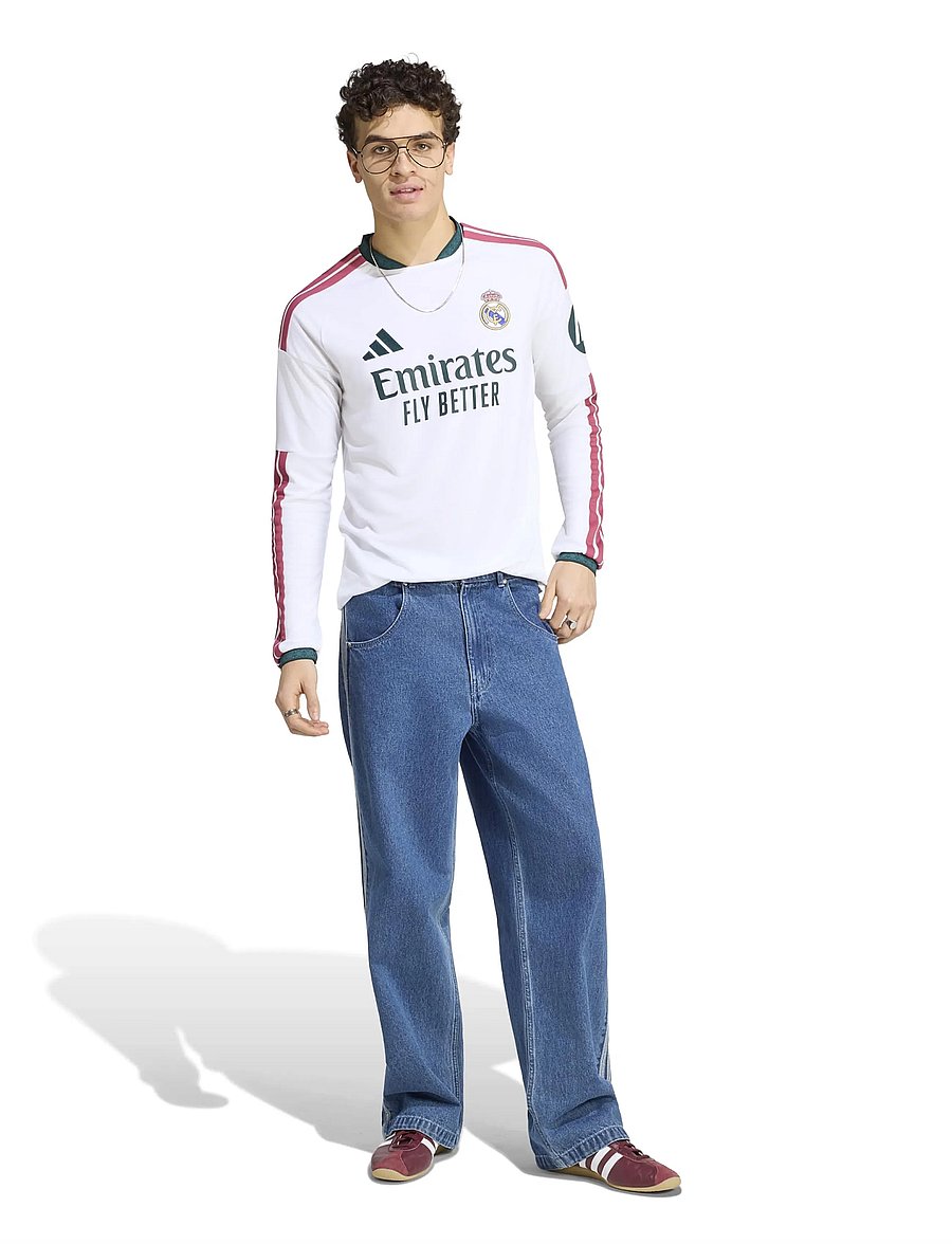 adidas Performance - Real Madrid Home Jersey Long-sleeved - fotbollströjor - white - 0