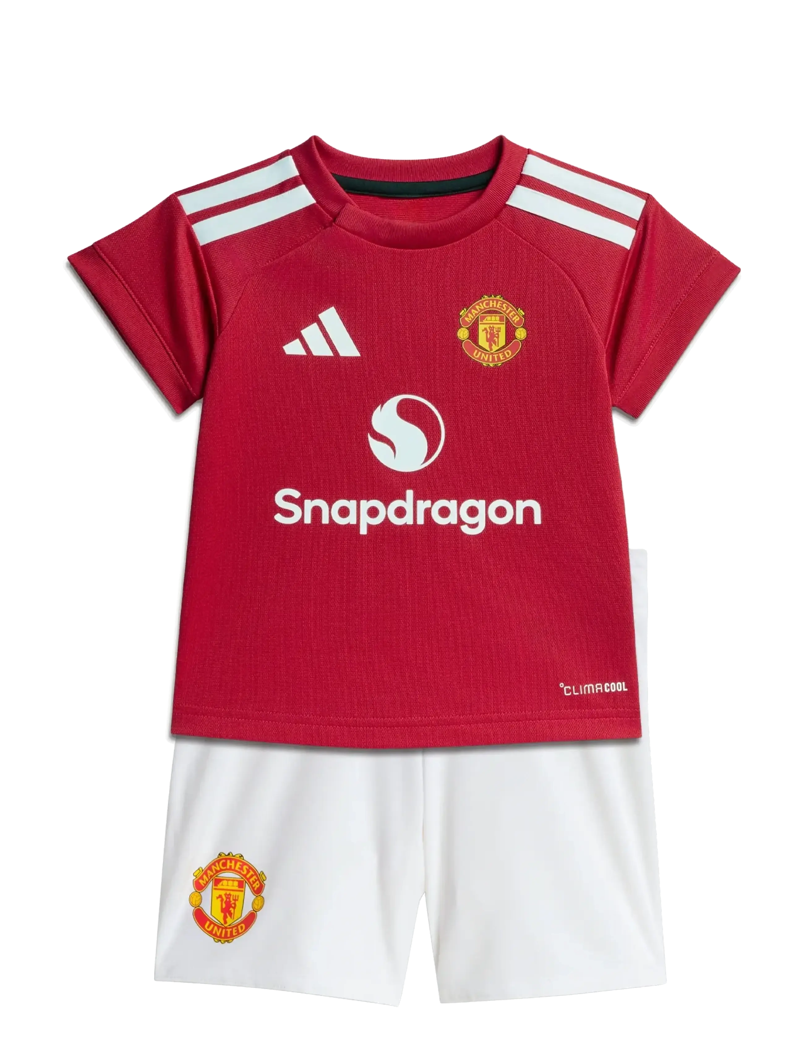 adidas Performance Manchester United F.c. Home Baby, 80, Sets, Rot - Sets With Short-sleeved T-shirt, Kinder