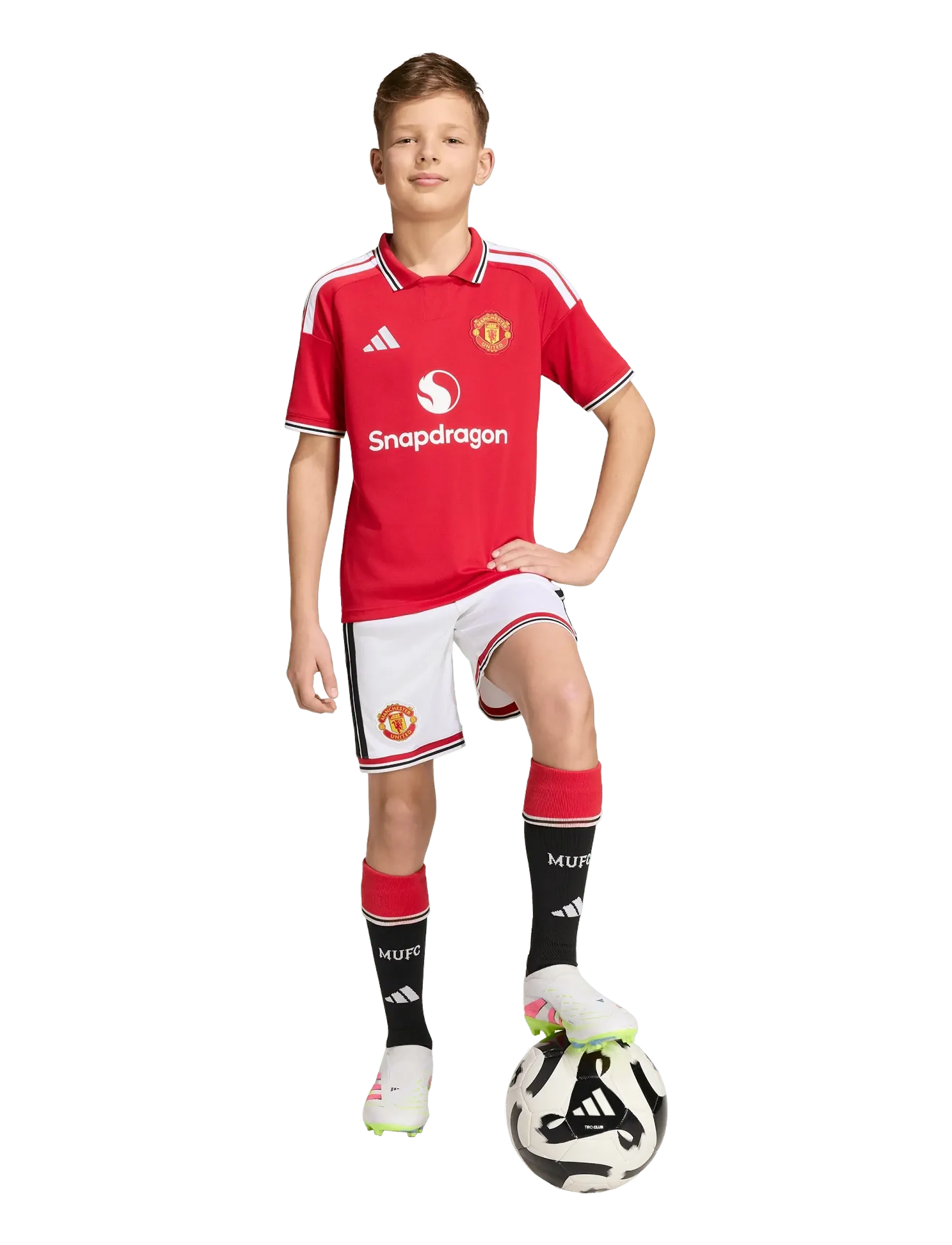 adidas Performance Manchester United F.c. Home Short Youth, 152, Shorts, Weiß - Sport Kinder
