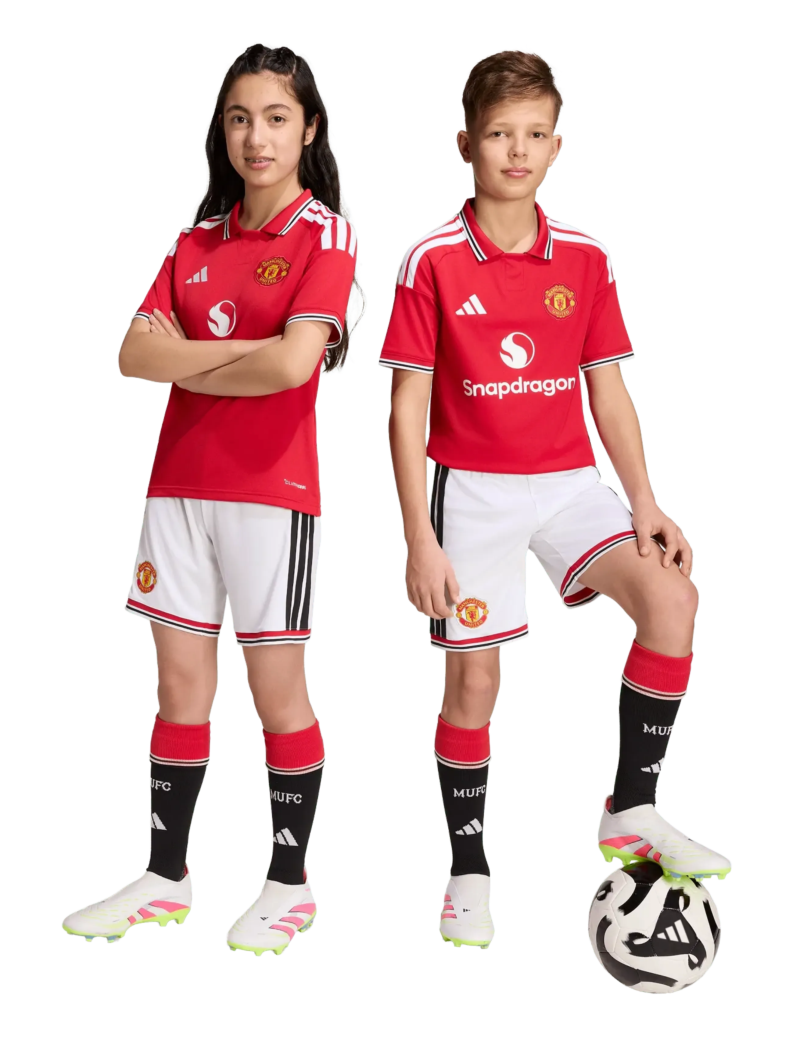 adidas Performance - MUFC H SHO Y - sport shorts - white - 5