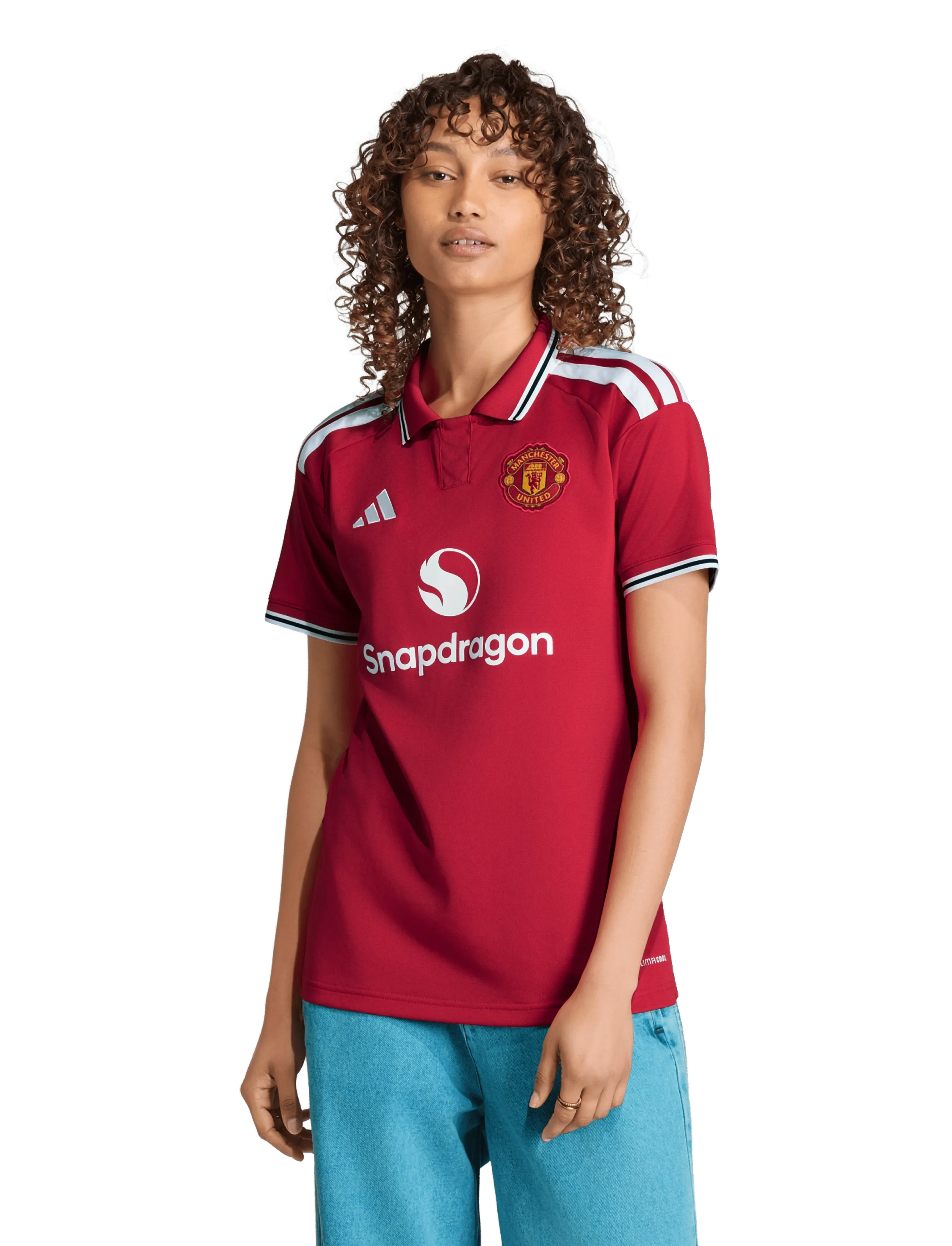 adidas Performance - Manchester United F.C. Home Jersey Women - fußballoberteile - mufred - 3