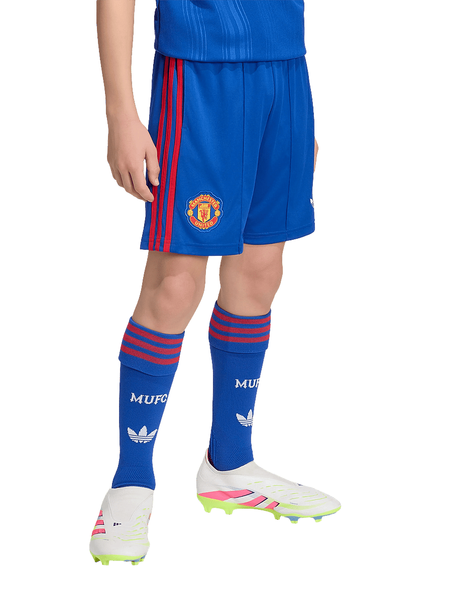 adidas Performance - MUFC A SHO Y - lühikesed spordipüksid - royblu - 4